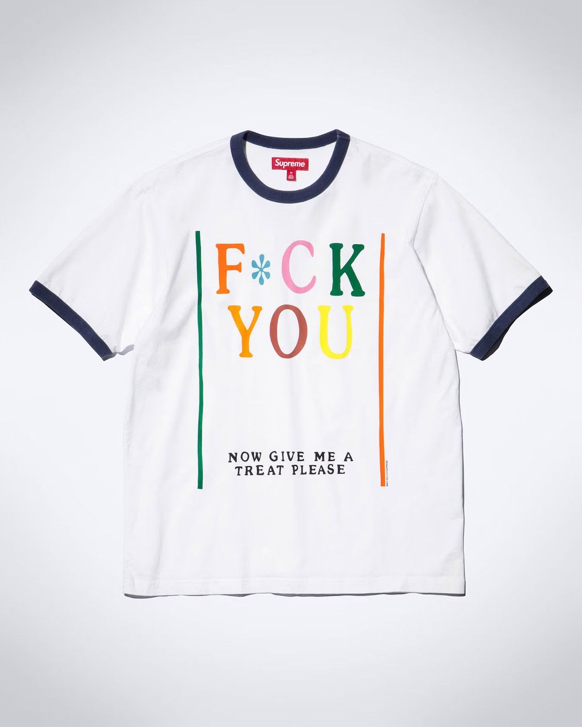 Supreme SUPREME Mike Kelley Ringer Tee WHITE new with tags SS26 Size US L / EU 52-54 / 3 - 1 Thumbnail