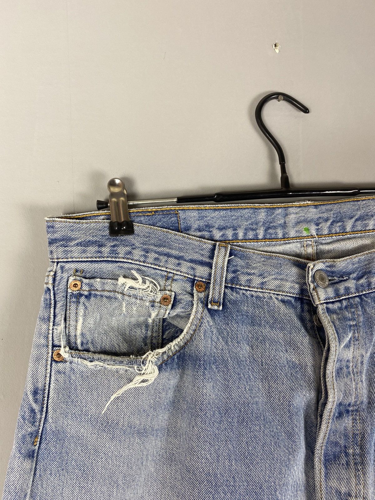 Levi's × Vintage Vintage 90s LEVIS 501 denim jeans Size US 38 / EU 54 - 7 Thumbnail