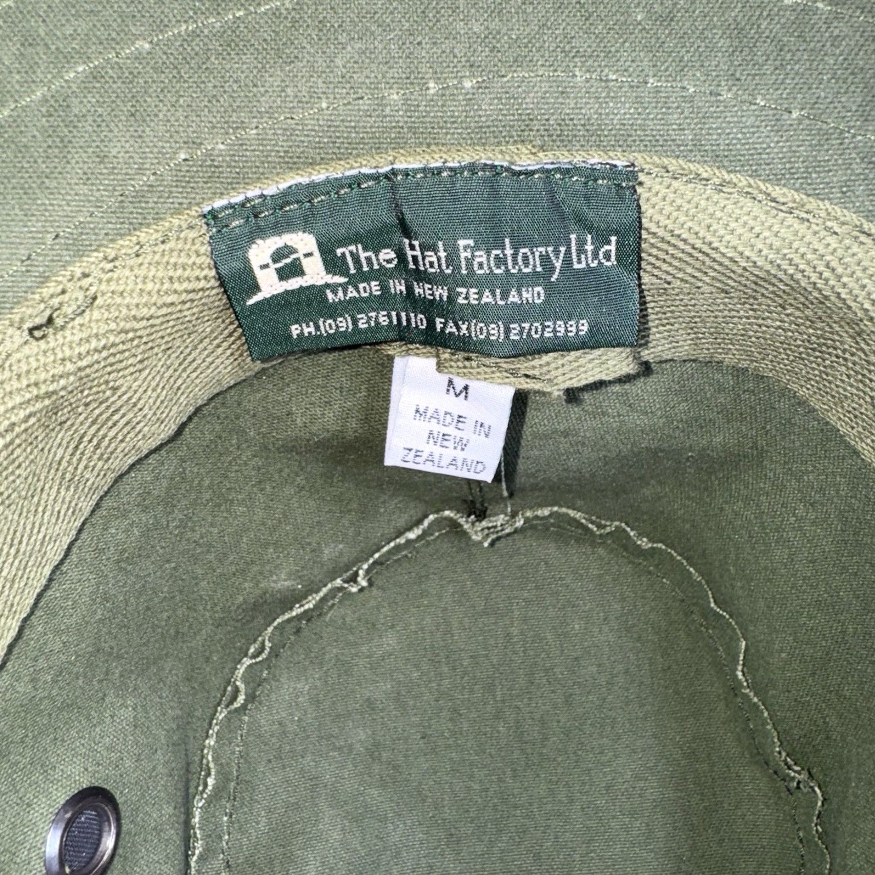Orvis VINTAGE Orvis Safari Hat Men Hat M Green Cotton Canvas Breathable Wide Brim New Zealand The Hat Company LTD Size ONE SIZE - 6 Thumbnail