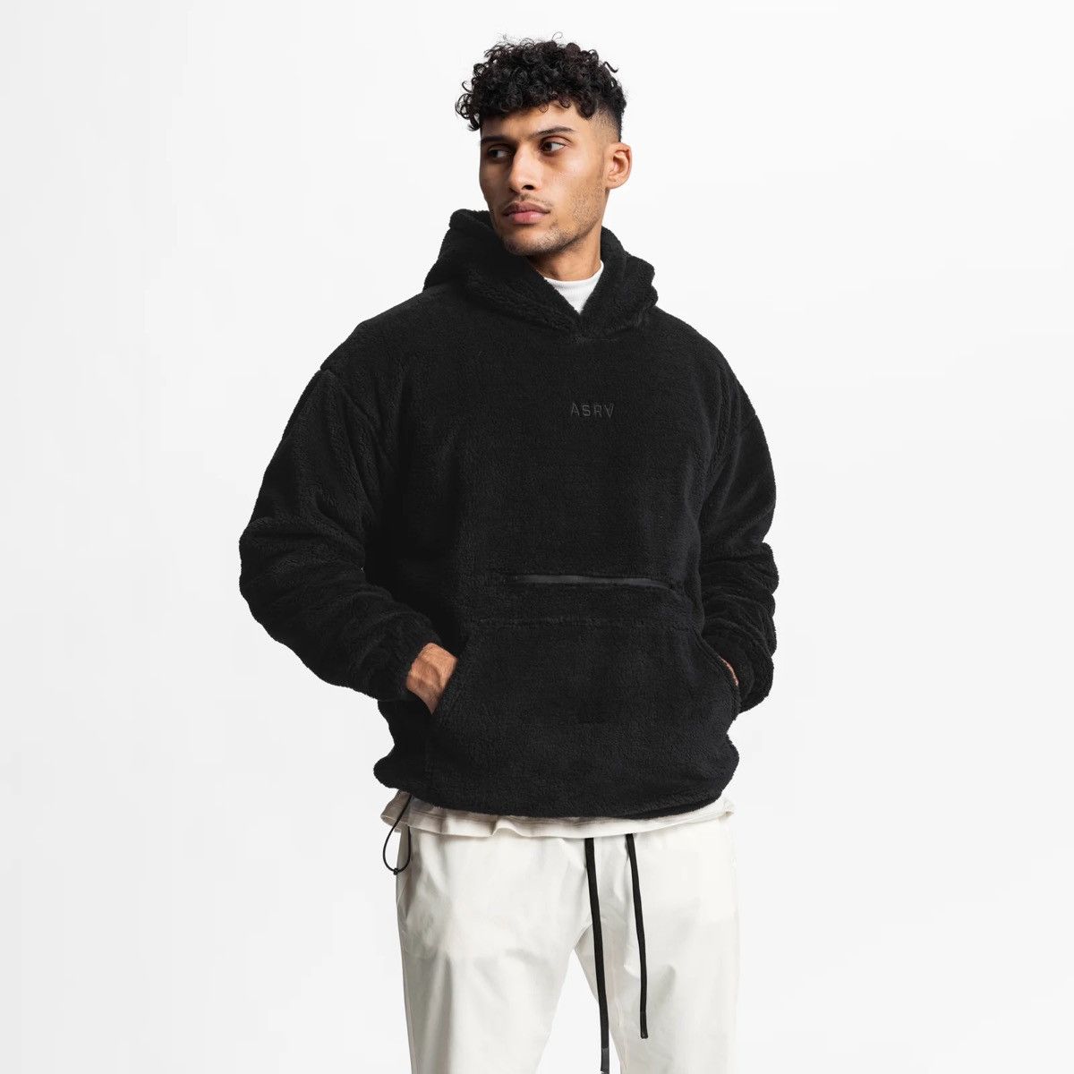 ASRV 0553. Limited Edition Sherpa Recovery Hoodie - Black Size US S / EU 44-46 / 1 - 4 Thumbnail