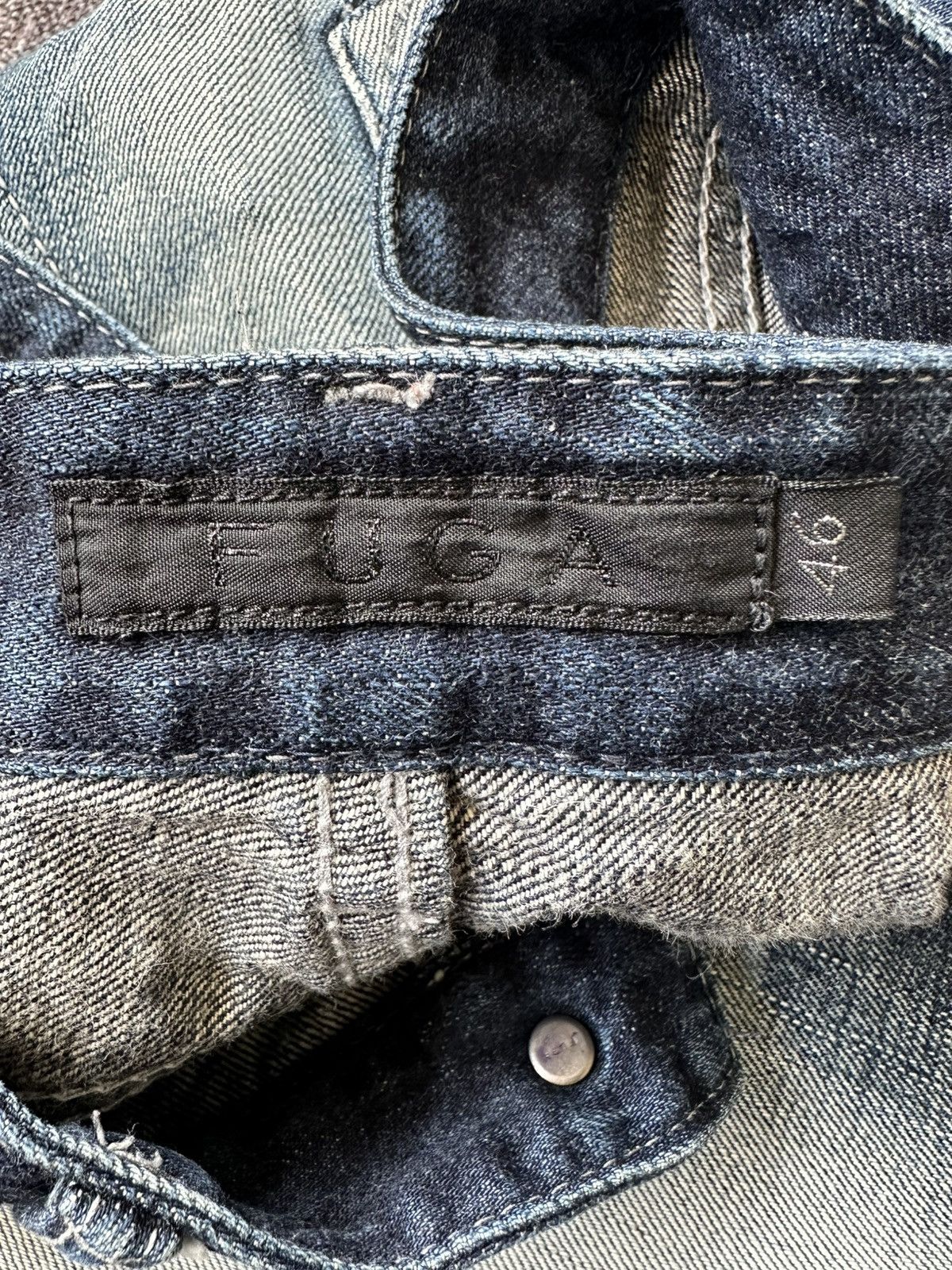 Yasuyuki Ishii AW11 FUGA whiskered denim jeans Size US 34 / EU 50 - 11 Thumbnail