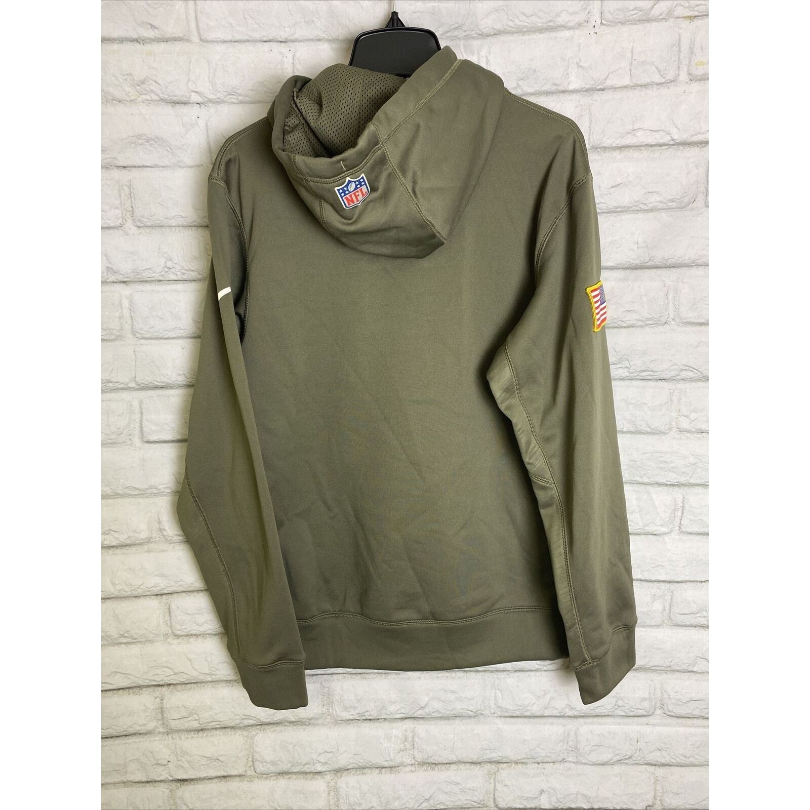Nike New York Giants Hoodie Small Nike Salute Therma Fit Green Size US S / EU 44-46 / 1 - 4 Thumbnail