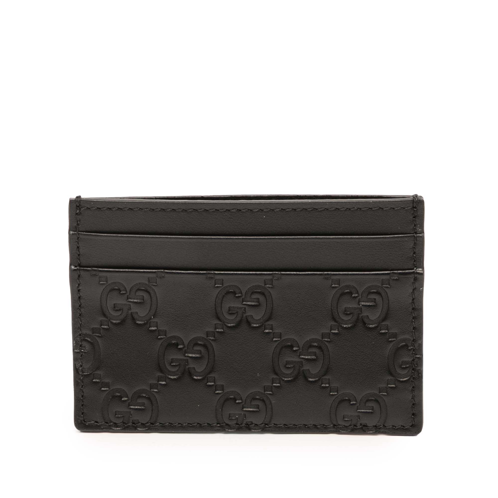 Gucci Gucci Guccissima Card Holder Size ONE SIZE - 1 Thumbnail