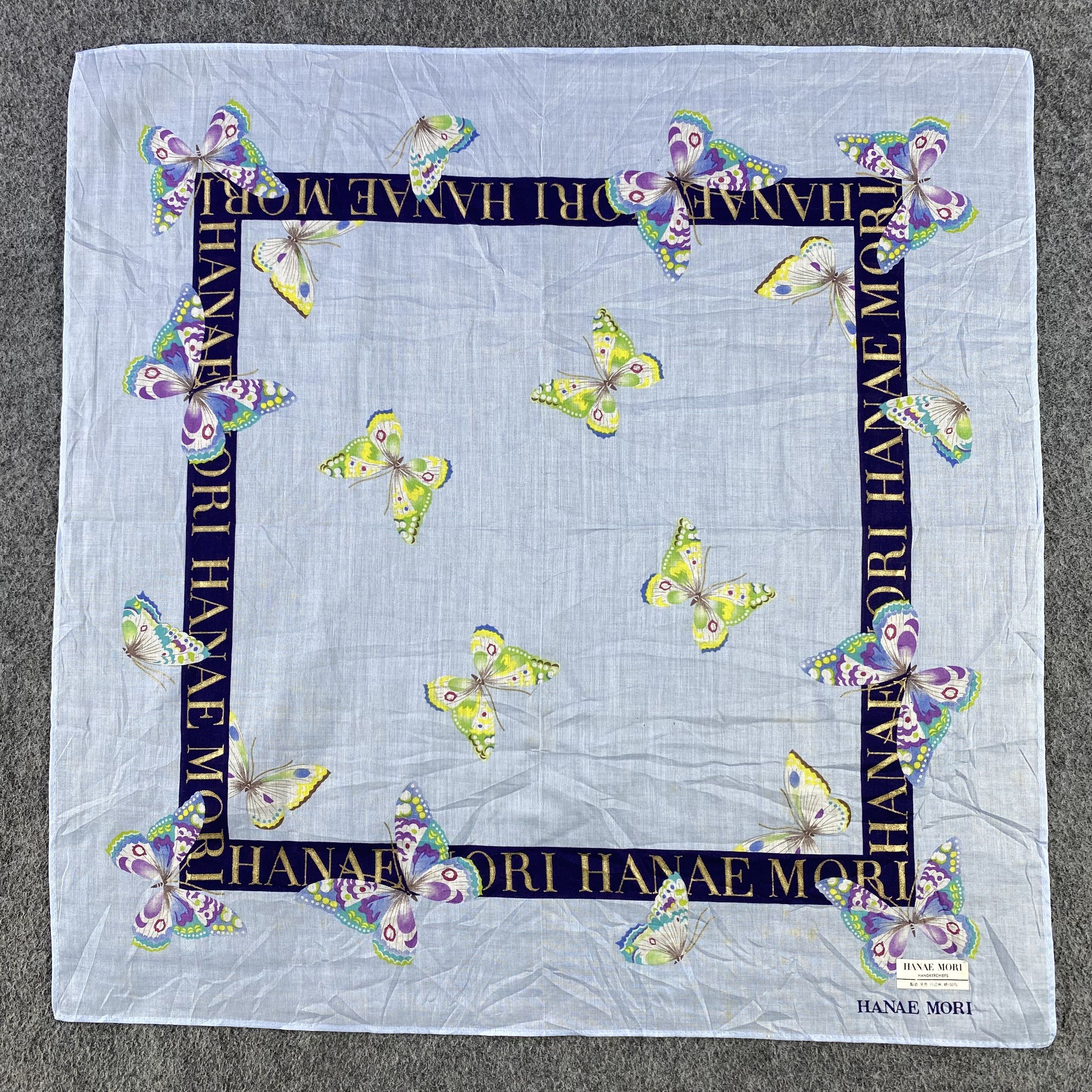 Hanae Mori Hanae Mori Handkerchief/Neckerchief/Bandana HC852 Size ONE SIZE - 1 Thumbnail