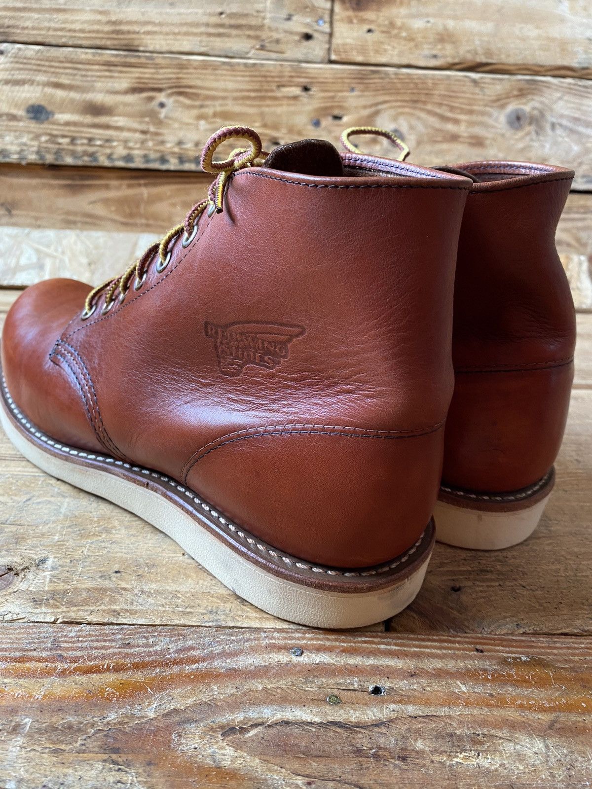 Red Wing Redwing Heritage round toe brown leather boots Uk 8 US9 Size US 9 / EU 42 - 6 Thumbnail