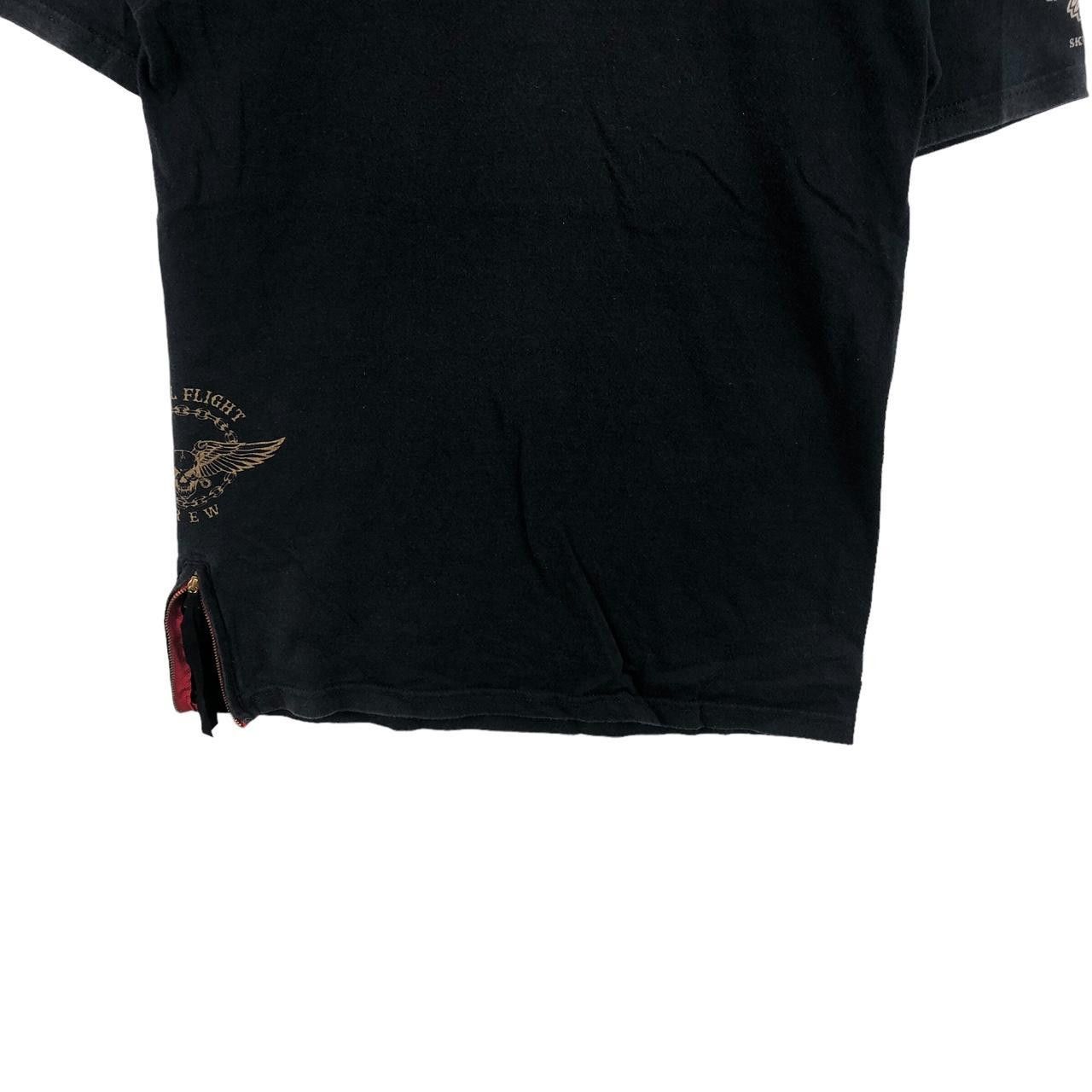 Other SKULL FLIGHT MOTORCYCLE Hell Wheels Tee Shirt Top Ride Size S / US 4 / IT 40 - 4 Thumbnail