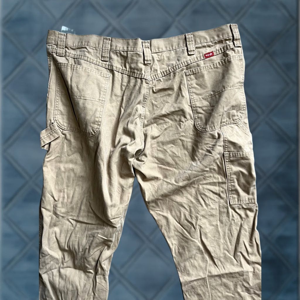 Wrangler VINTAGE Wrangler Carpenter Pants Jeans Beige Light Brown Men’s 44x30 Size US 44 / EU 60 - 1 Thumbnail