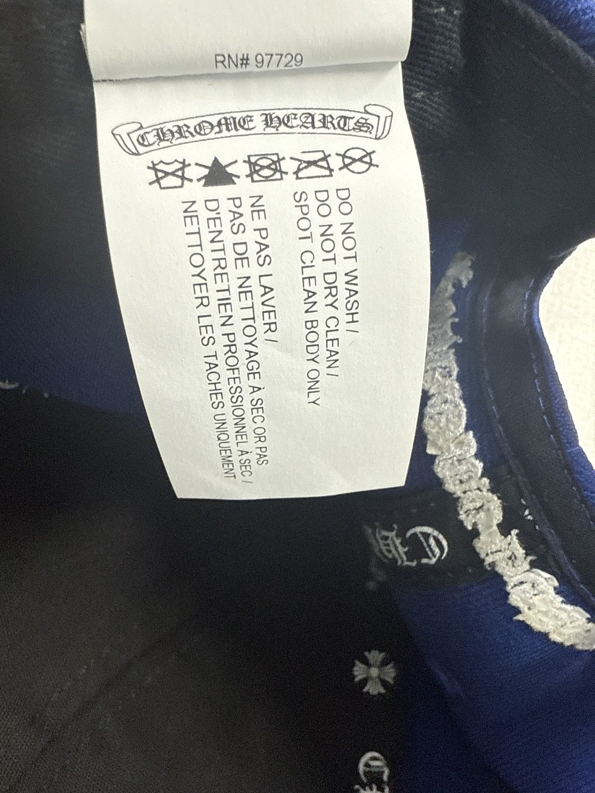 Chrome Hearts CHROME HEARTS LETTER HAT BLUE WHITE Size ONE SIZE - 7 Thumbnail