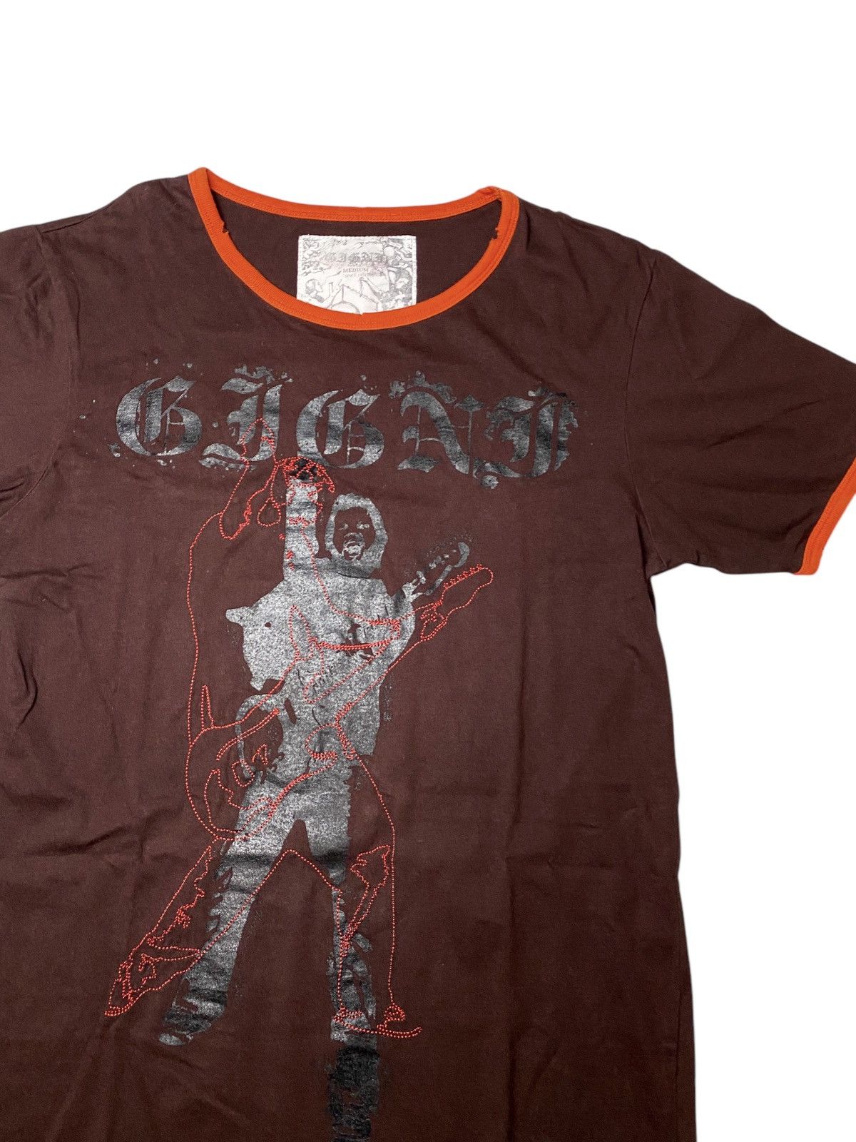 If Six Was Nine Gigni Rock Punk Ringer Y2K Tshirt Size US M / EU 48-50 / 2 - 3 Thumbnail