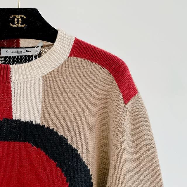 Dior Dior Note printed cashmere knitting sweater Size XS / US 0-2 / IT 36-38 - 3 Thumbnail