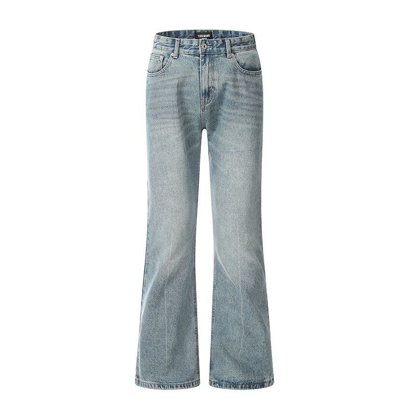 Jean Men's Cleanfit high-street washed blue flared jeans Size US 32 / EU 48 - 1 Thumbnail