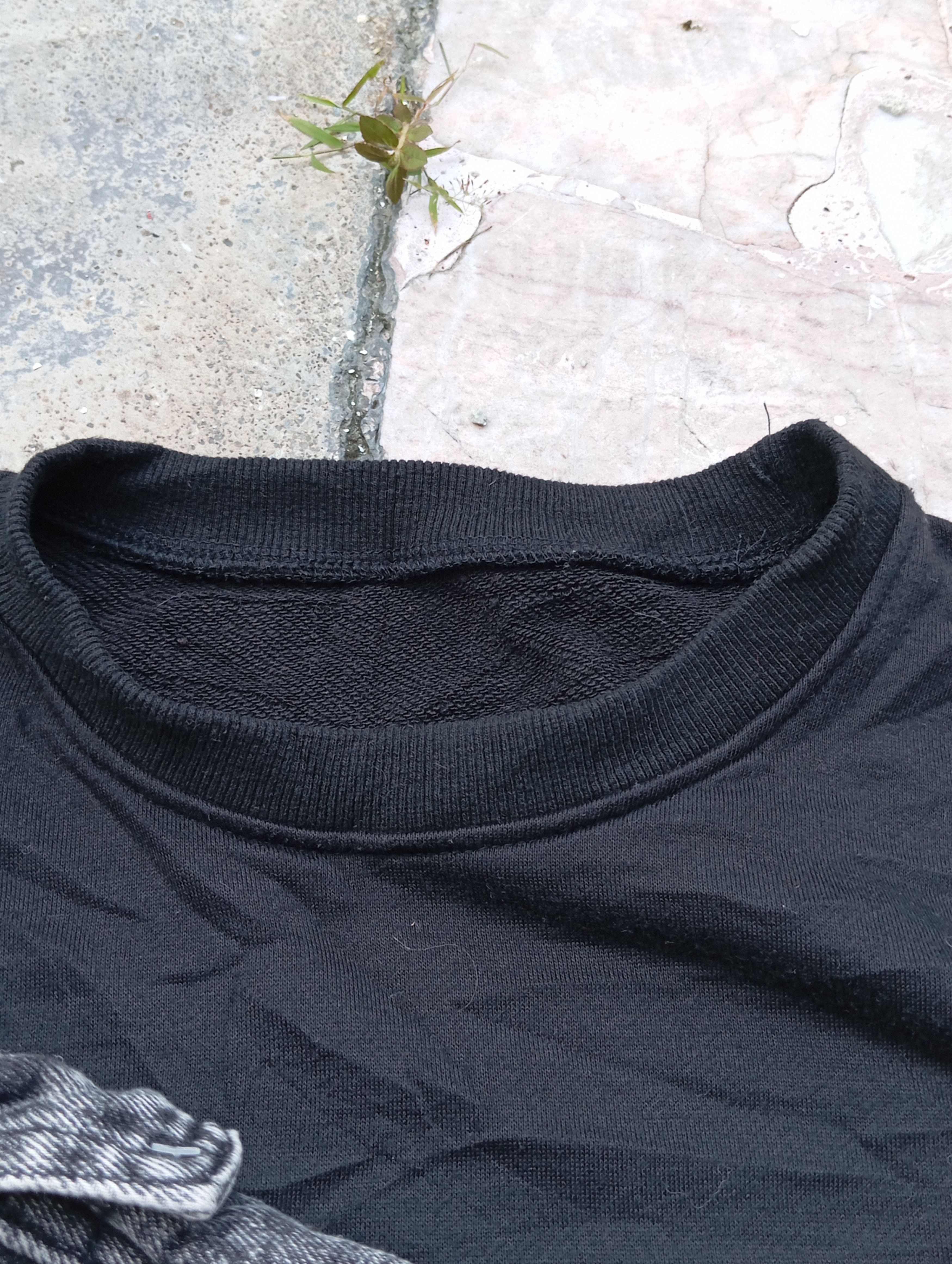 Japanese Brand Beautiful Croptop with denim sleeves Size XXL / US 16-18 / IT 52-54 - 5 Thumbnail