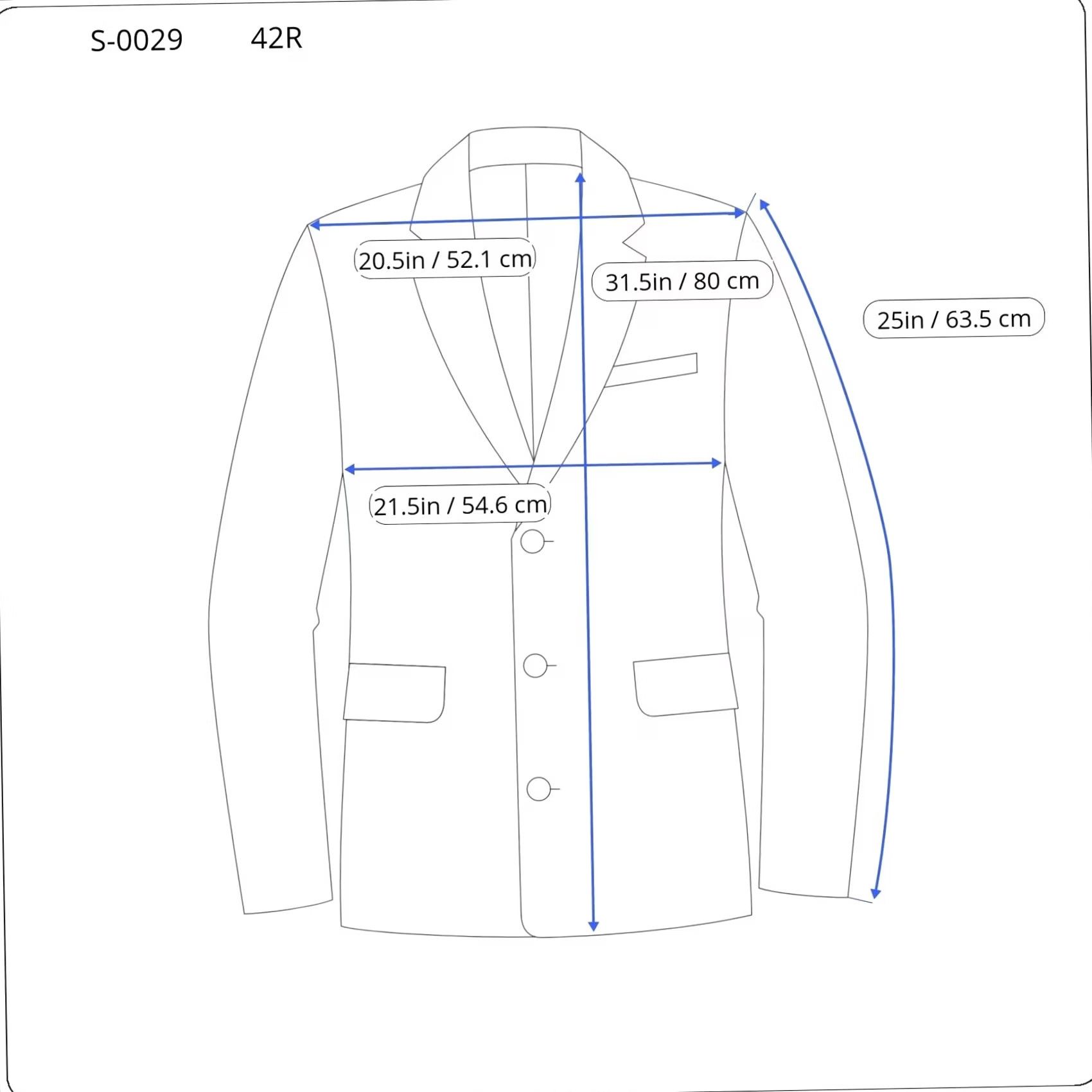 Stafford Stafford Blazer Mens 42R Navy Blue Worsted Wool Blend Two-Button Jacket Size 42R - 8 Thumbnail