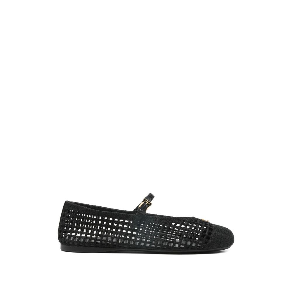 Prada Prada BLACK Ballet Flats Size US 10 / IT 40 - 1 Thumbnail