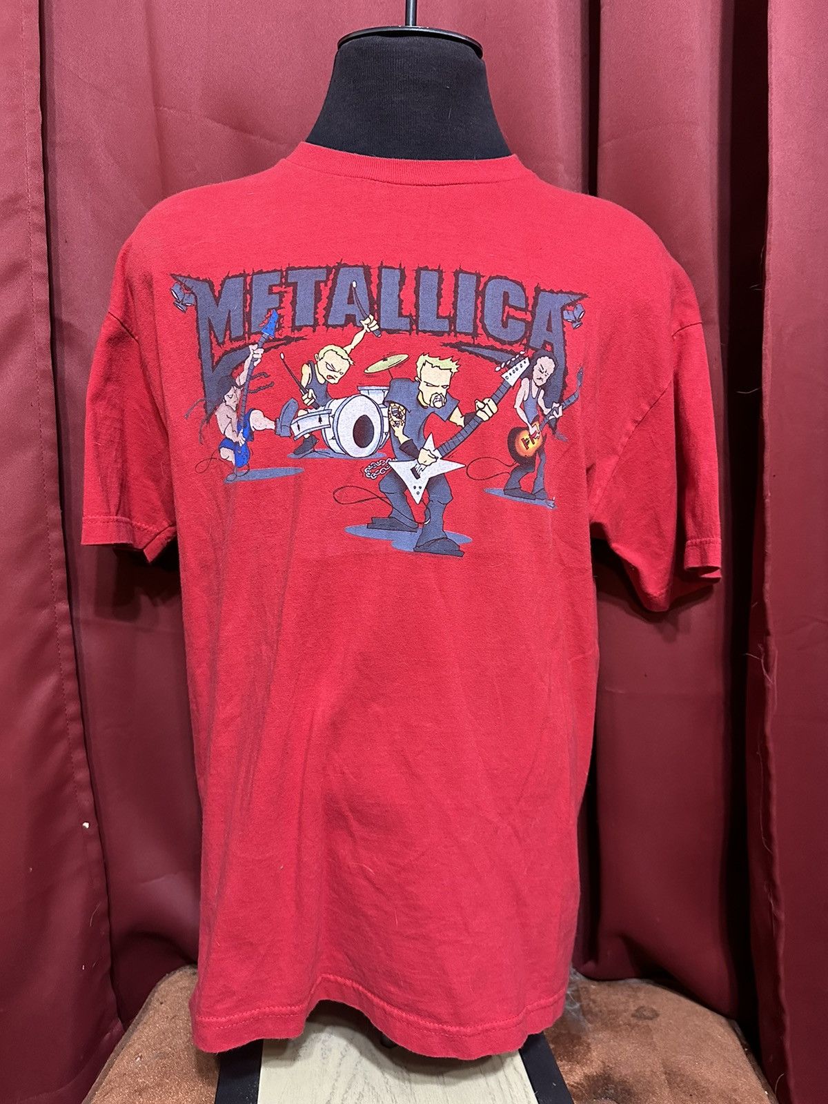 Band Tees × Metallica × Vintage Vintage Metallica Tshirt Tony Squindo Concert Band Tee Grail Size US XL / EU 56 / 4 - 1 Thumbnail