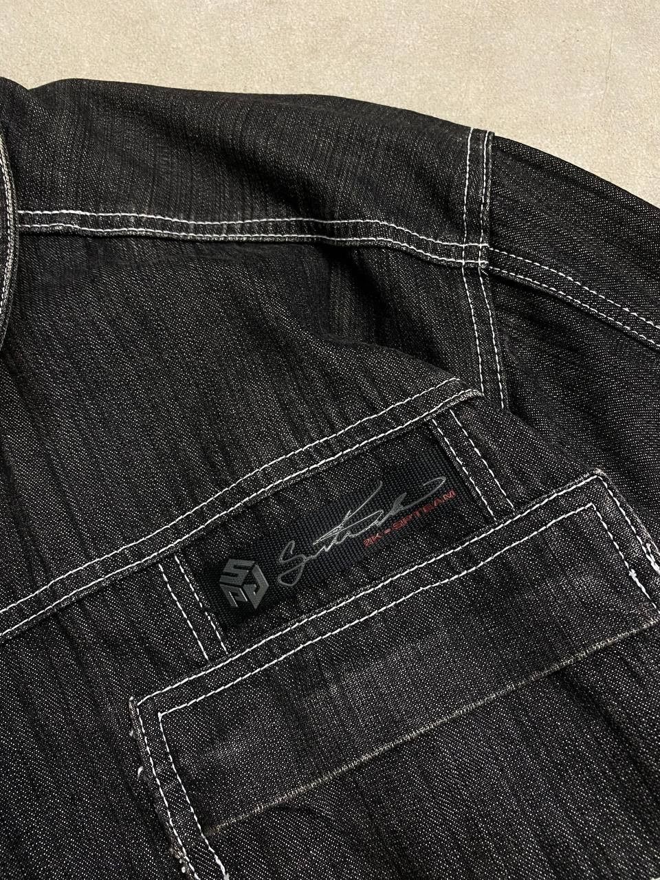 Southpole Vintage South Pole Washed Denim Pocket Zip Jacket Size US XL / EU 56 / 4 - 15 Thumbnail