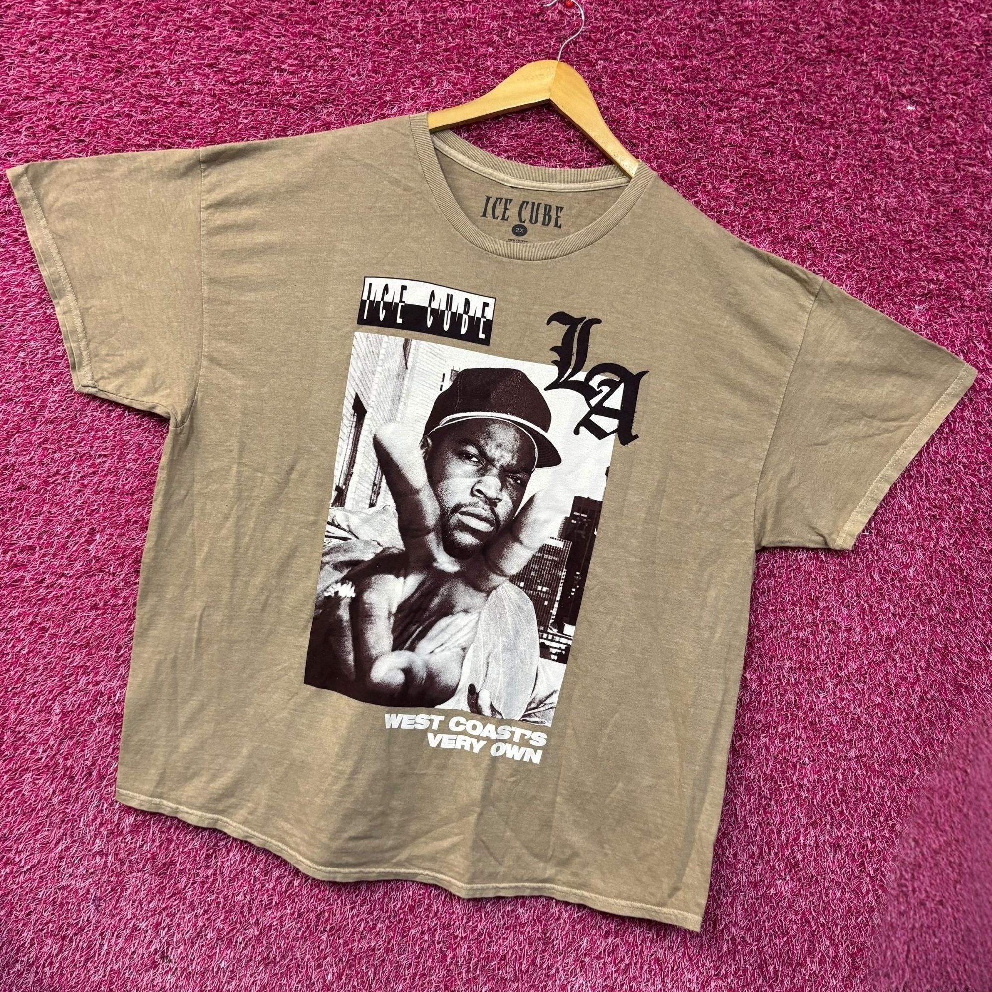 Rap Tees Ice Cube LA Boys West Coast Graphic Design T-Shirt 2XL Size US XXL / EU 58 / 5 - 3 Thumbnail