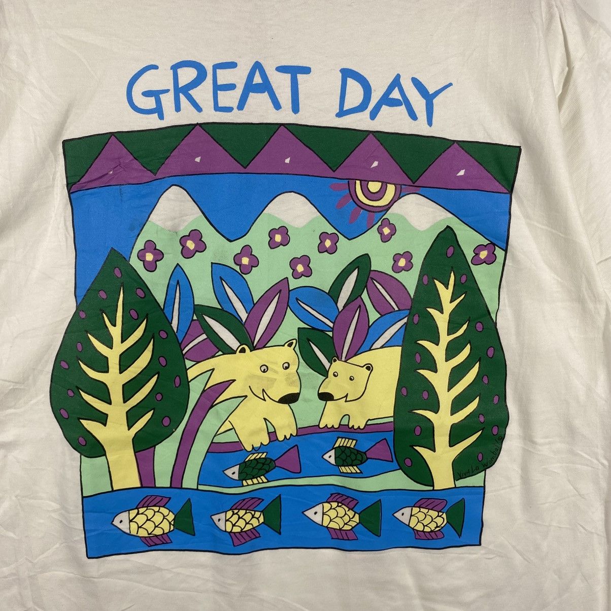 Vintage Bnwt Vintage 90's VIVA LA WOMBAT Australia Great Tee Shirt Size US L / EU 52-54 / 3 - 2 Thumbnail