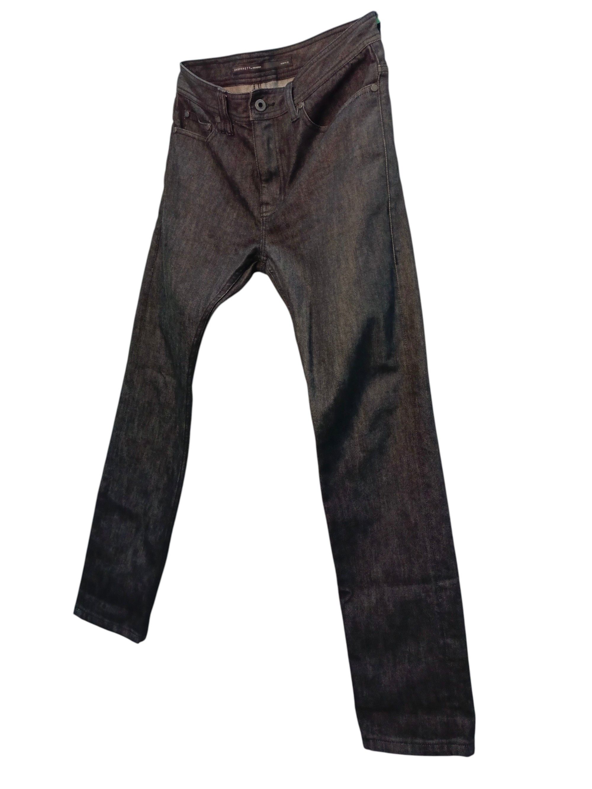 Neil Barrett Neil Barret Black Barret Selvedge Slim Jeans Size US 32 / EU 48 - 3 Thumbnail