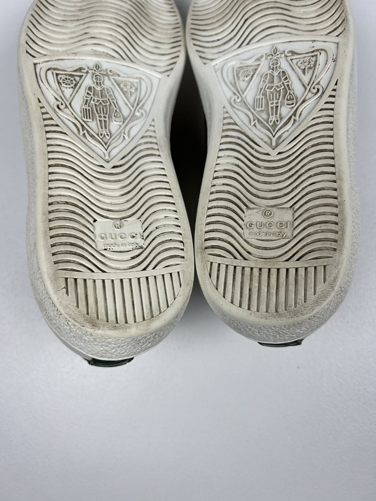 Gucci GUCCI Sneakers Low Top Leather Shoes ACE Web Stripe White Size US 9.5 / EU 42-43 - 14 Thumbnail