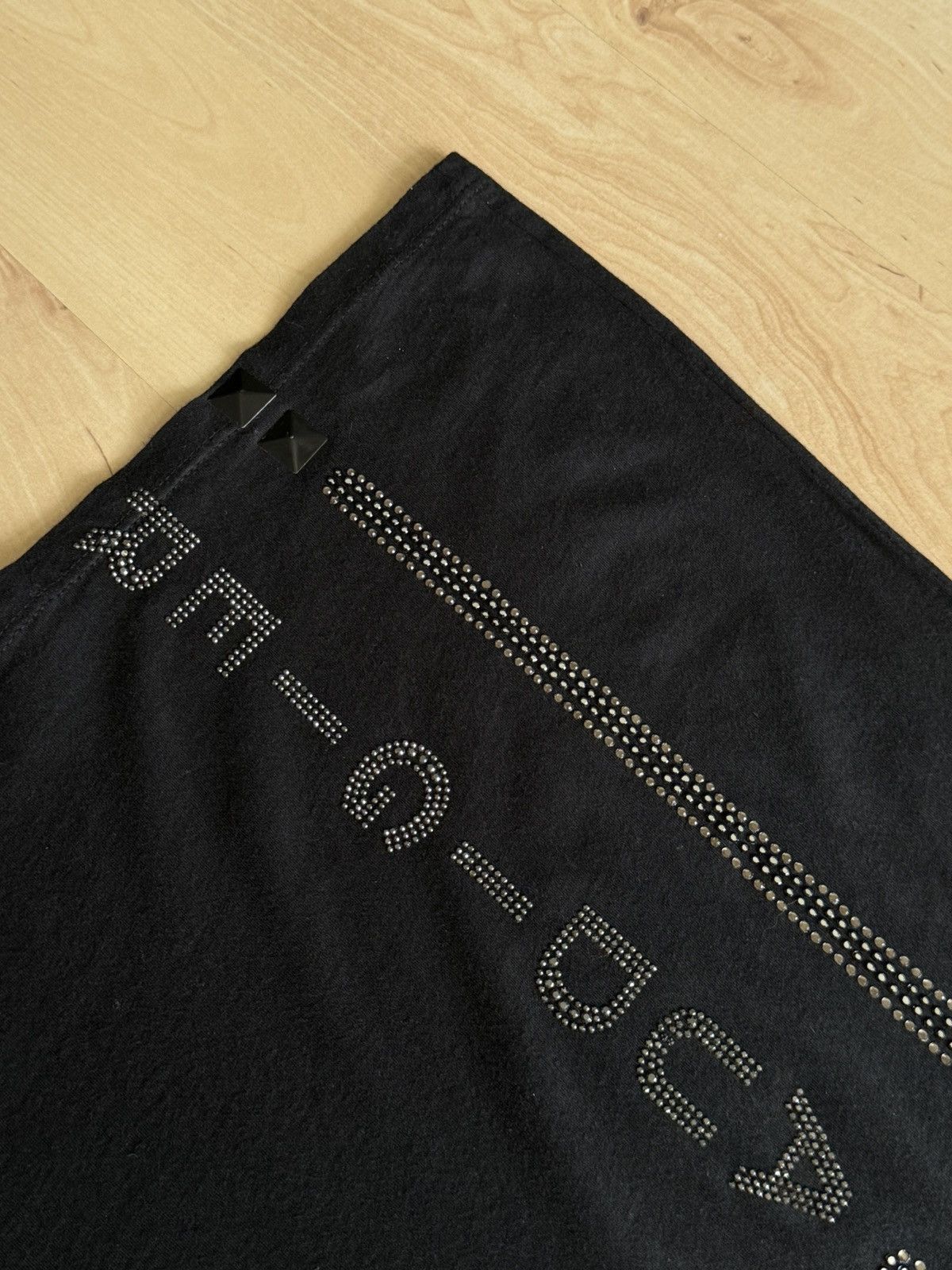 Christian Audigier Christian Audigier rivet bleached tshirt black Size US L / EU 52-54 / 3 - 9 Thumbnail