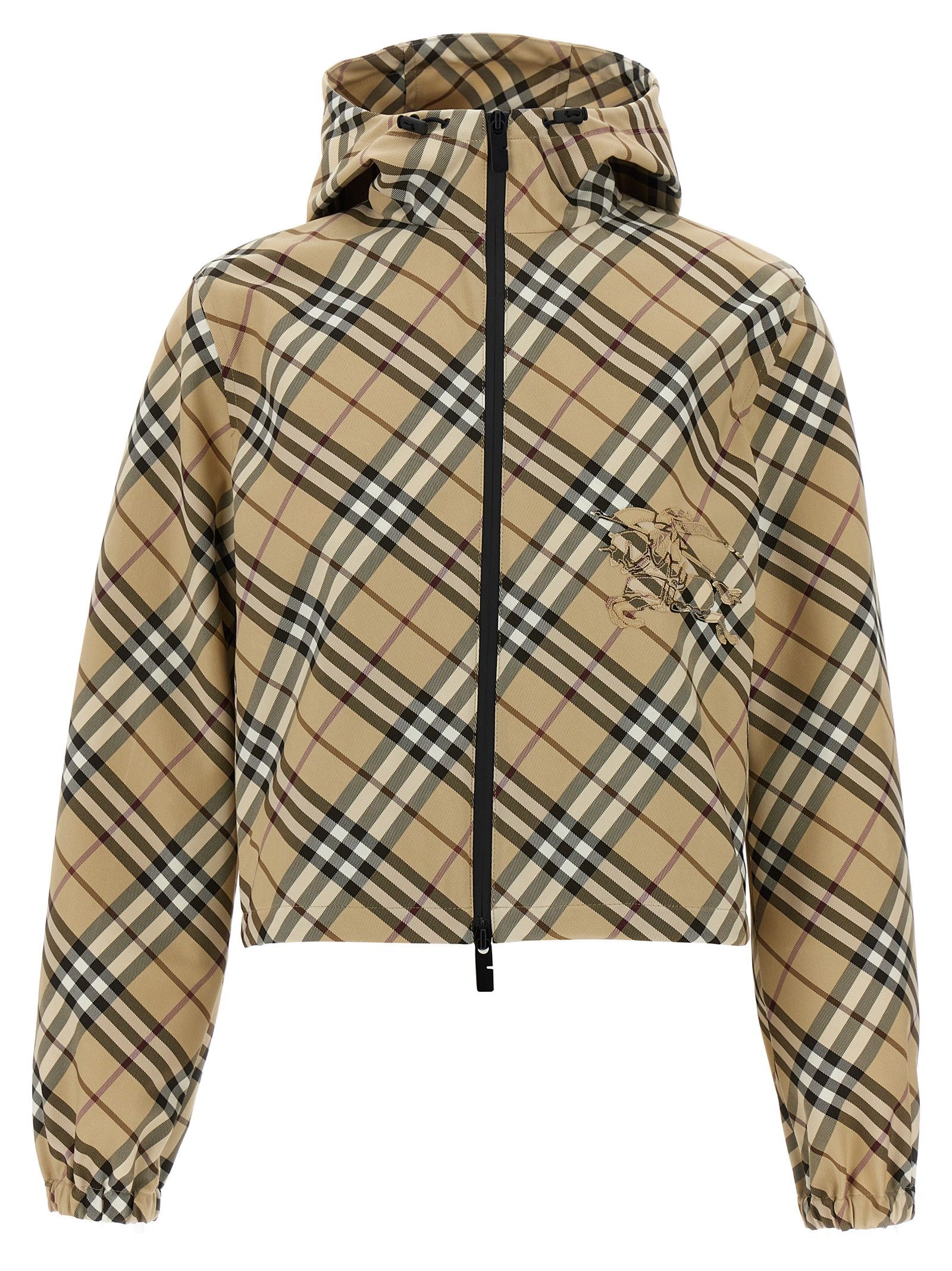 Burberry Hooded Jacket Size XS / US 0-2 / IT 36-38 - 1 Thumbnail