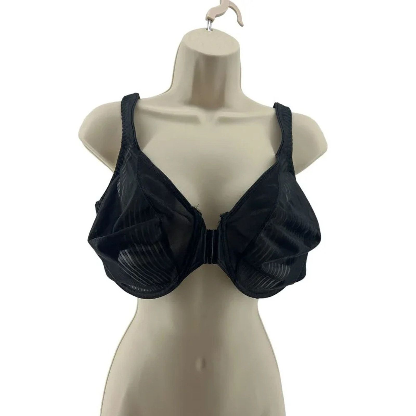 Vintage Vintage Playtex Body Language Black Underwire Front Closure Size ONE SIZE - 1 Thumbnail
