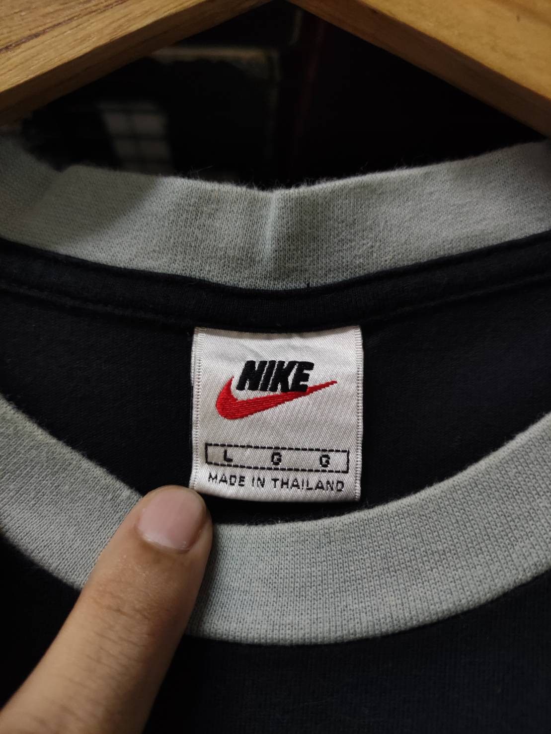 Nike Vtg 90's Nike "Just Do It " Logo T-Shirt Size US L / EU 52-54 / 3 - 4 Thumbnail