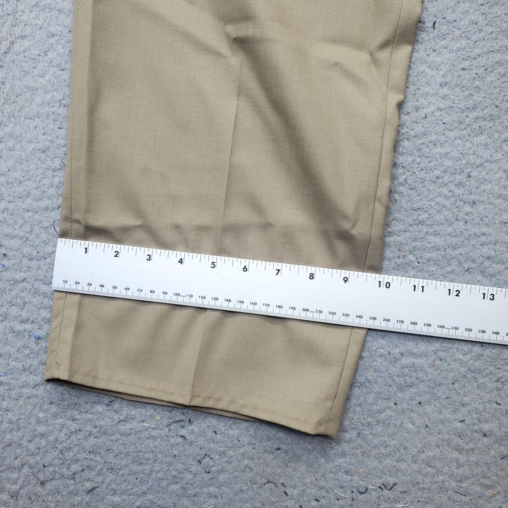Ralph Lauren Lauren Ralph Lauren Dress Pants Mens 38x30 Tan Wool Pleated Front Shirt Pants Dress Pants Mens Tan Wool 90s? Size US 38 / EU 54 - 5 Thumbnail