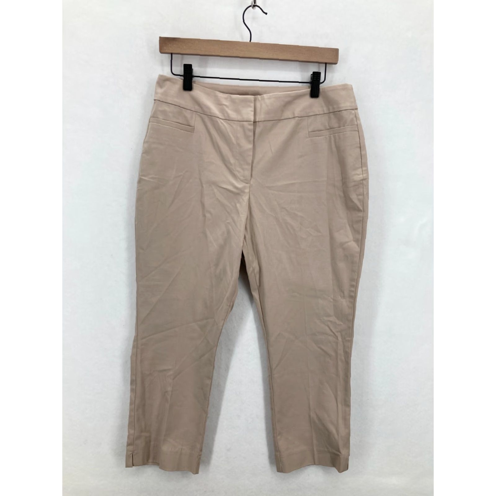 Ann Taylor Ann Taylor Factory Ankle Pant Women's 8P Petite Brown Stretch Mid Rise Career Pant Size 30" / US 8 / IT 44 - 2 Thumbnail