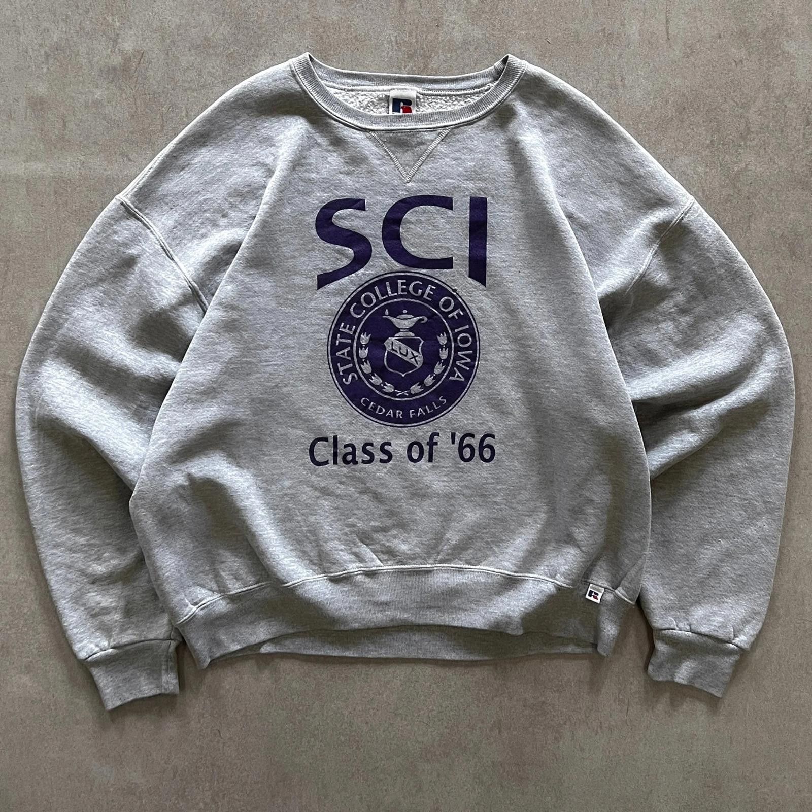 Designer 1990s Russell Athletic State College of Iowa Sweater - XL Size US XL / EU 56 / 4 - 1 Thumbnail