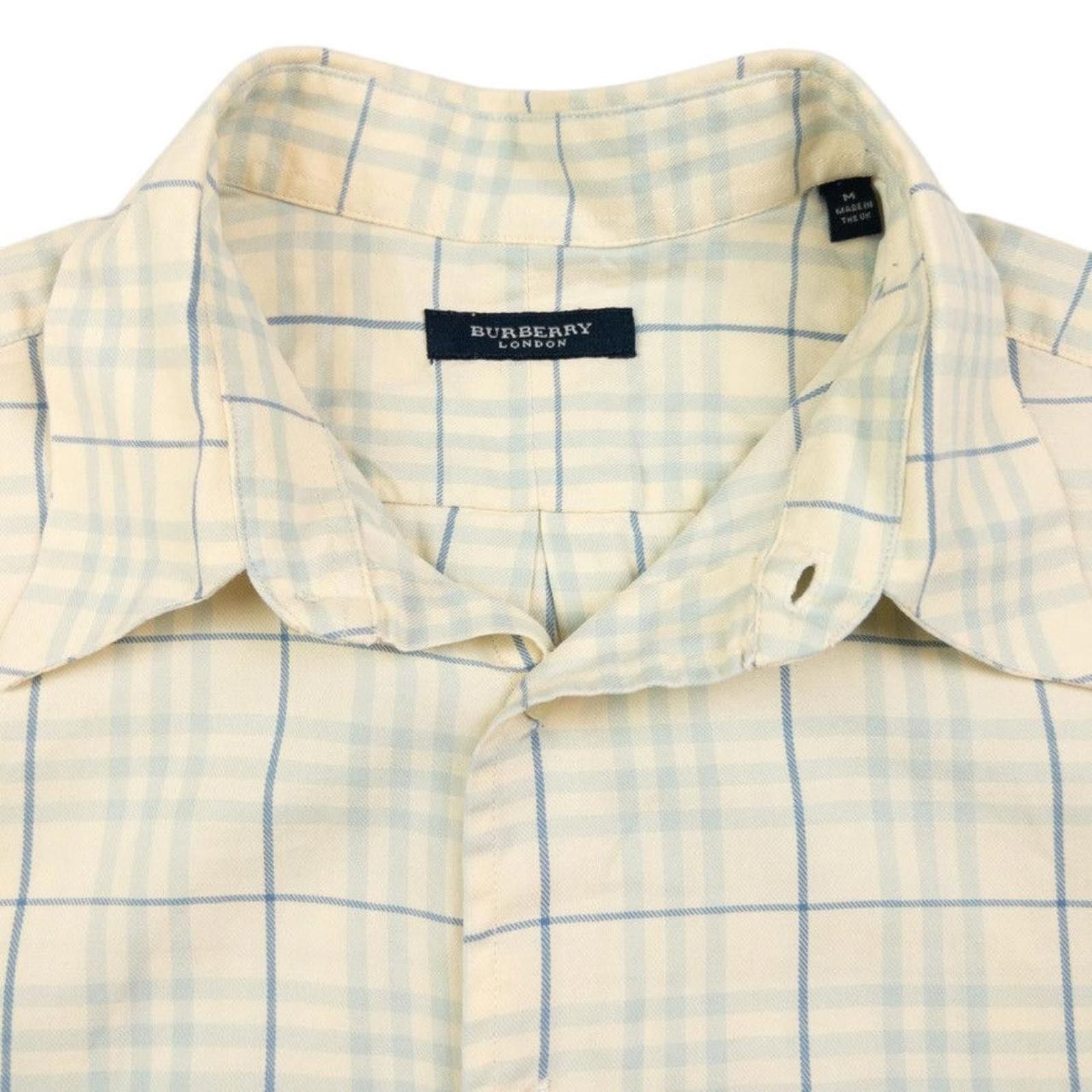 Burberry Vintage Burberry Nova Check Short Sleeve Button Up Shirt M Size US M / EU 48-50 / 2 - 4 Thumbnail