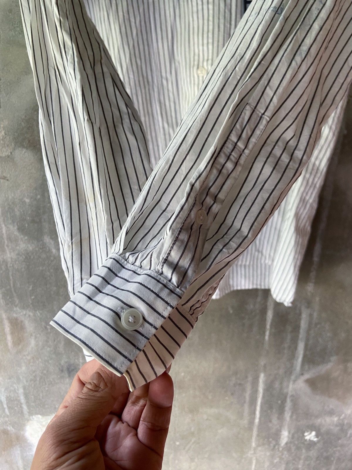 Japanese Brand MY YOUTH IS YOURS STRIPED BUTTON DOWN SHIRT Size US M / EU 48-50 / 2 - 8 Thumbnail