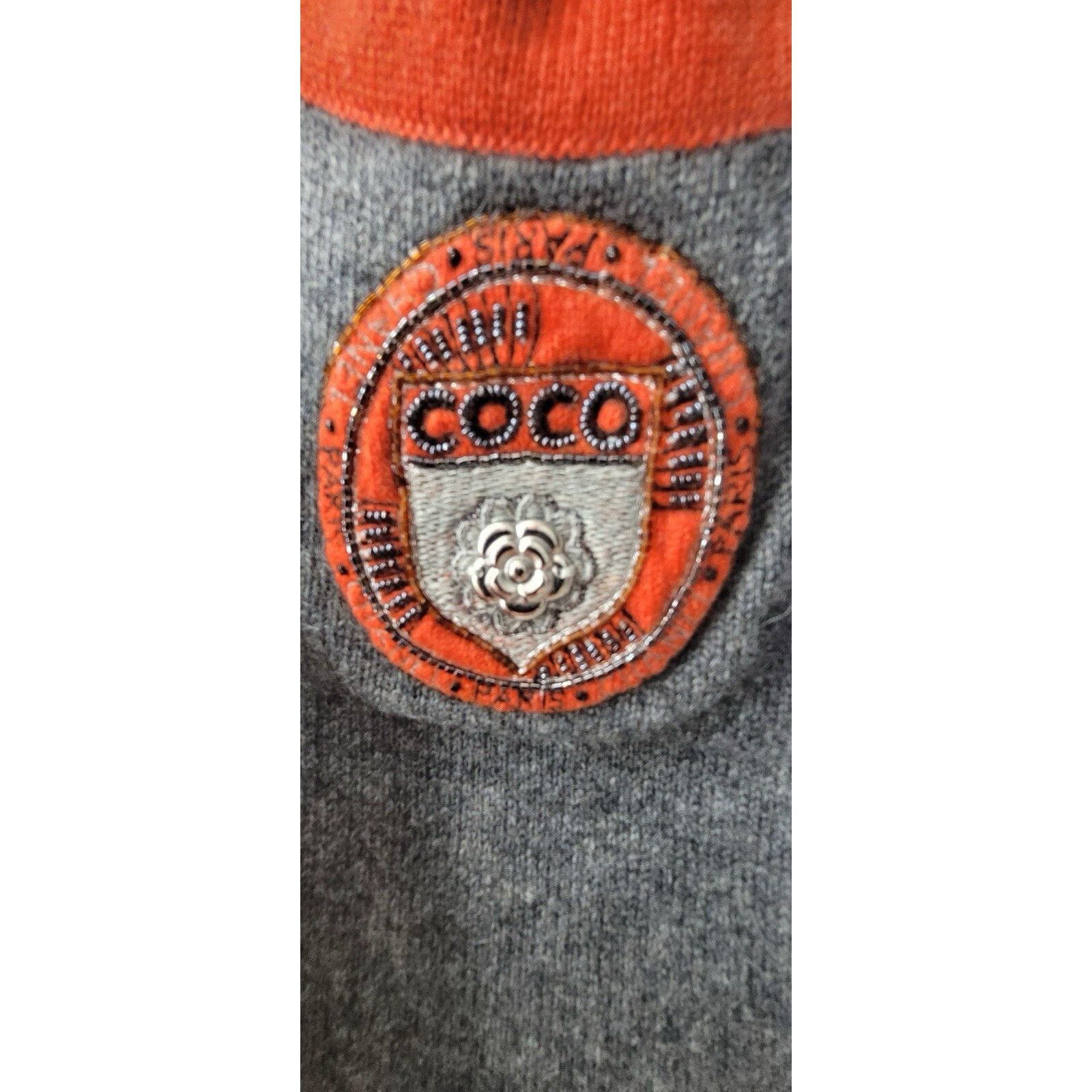 Chanel CHANEL 07A Cashmere COCO Logo Badge Knit Dress Sz.44 Size L / US 10 / IT 46 - 7 Thumbnail