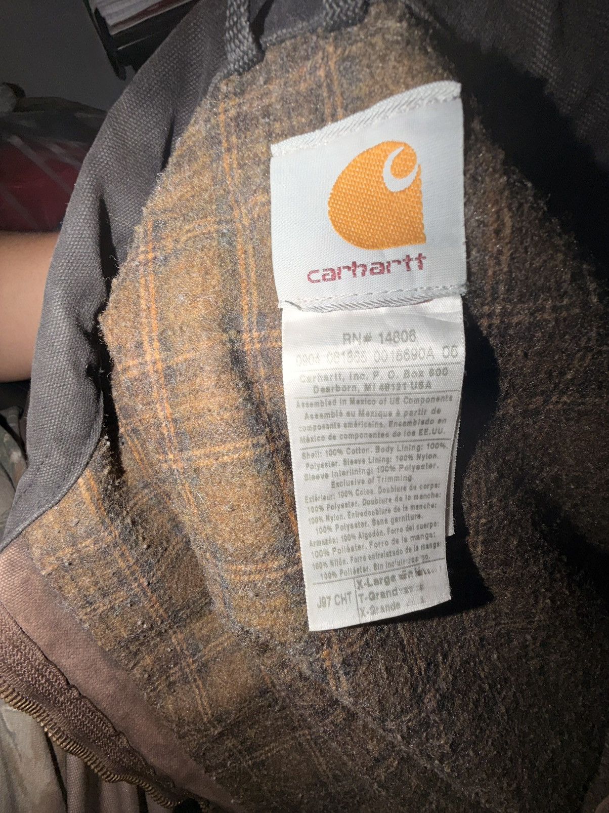 Carhartt VINTAGE COCHOLATE BROWN CARHARTT DETROIT JACKET J97-DKB Size US XL / EU 56 / 4 - 11 Thumbnail
