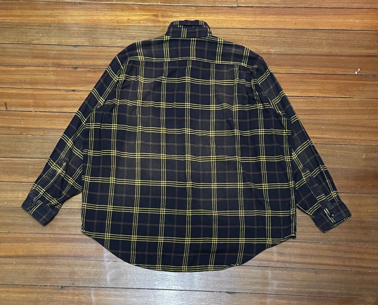 Beams Plus × Sugar Cane × Toyo Enterprises Very Rare Vintage Sugar Cane Beams Checked Baggy Shirt 2000s Size US M / EU 48-50 / 2 - 2 Thumbnail