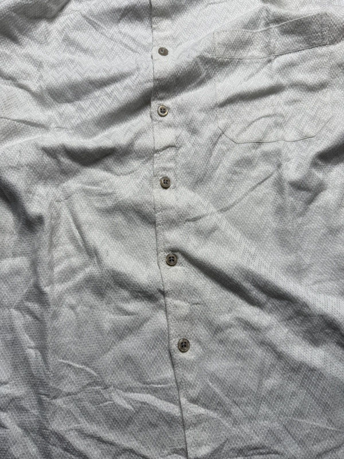 Prada Archival Prada Zigzag Pattern Woven Shirt Cufflink Sleeves Size US M / EU 48-50 / 2 - 5 Thumbnail