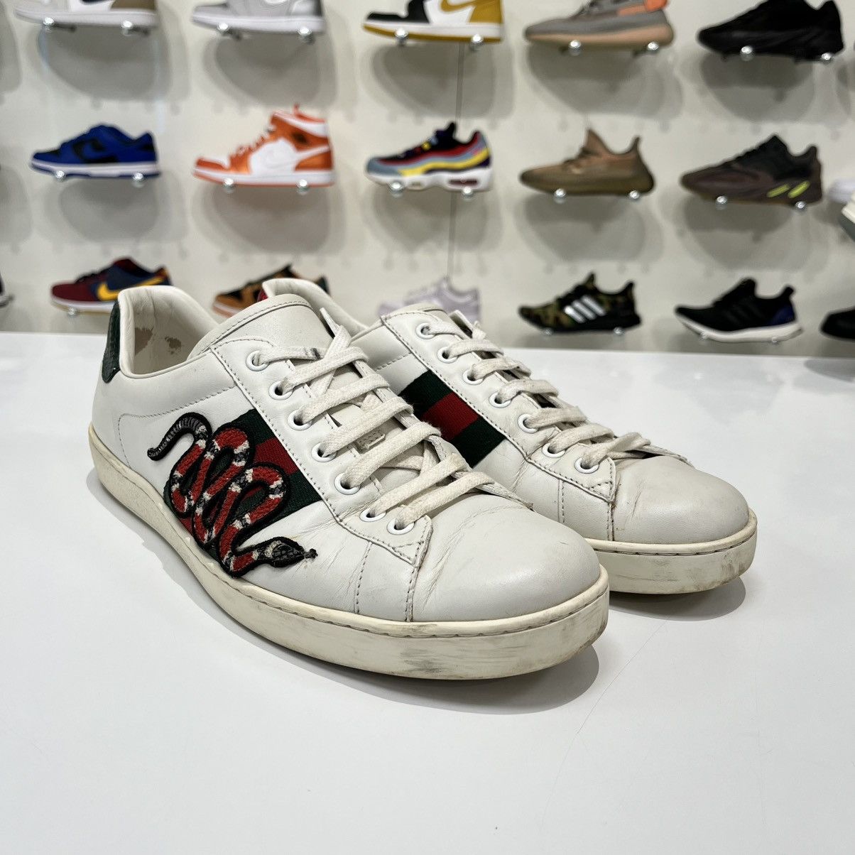 Gucci Gucci Ace Embroidered Snake Size US 8.5 / EU 41-42 - 8 Thumbnail