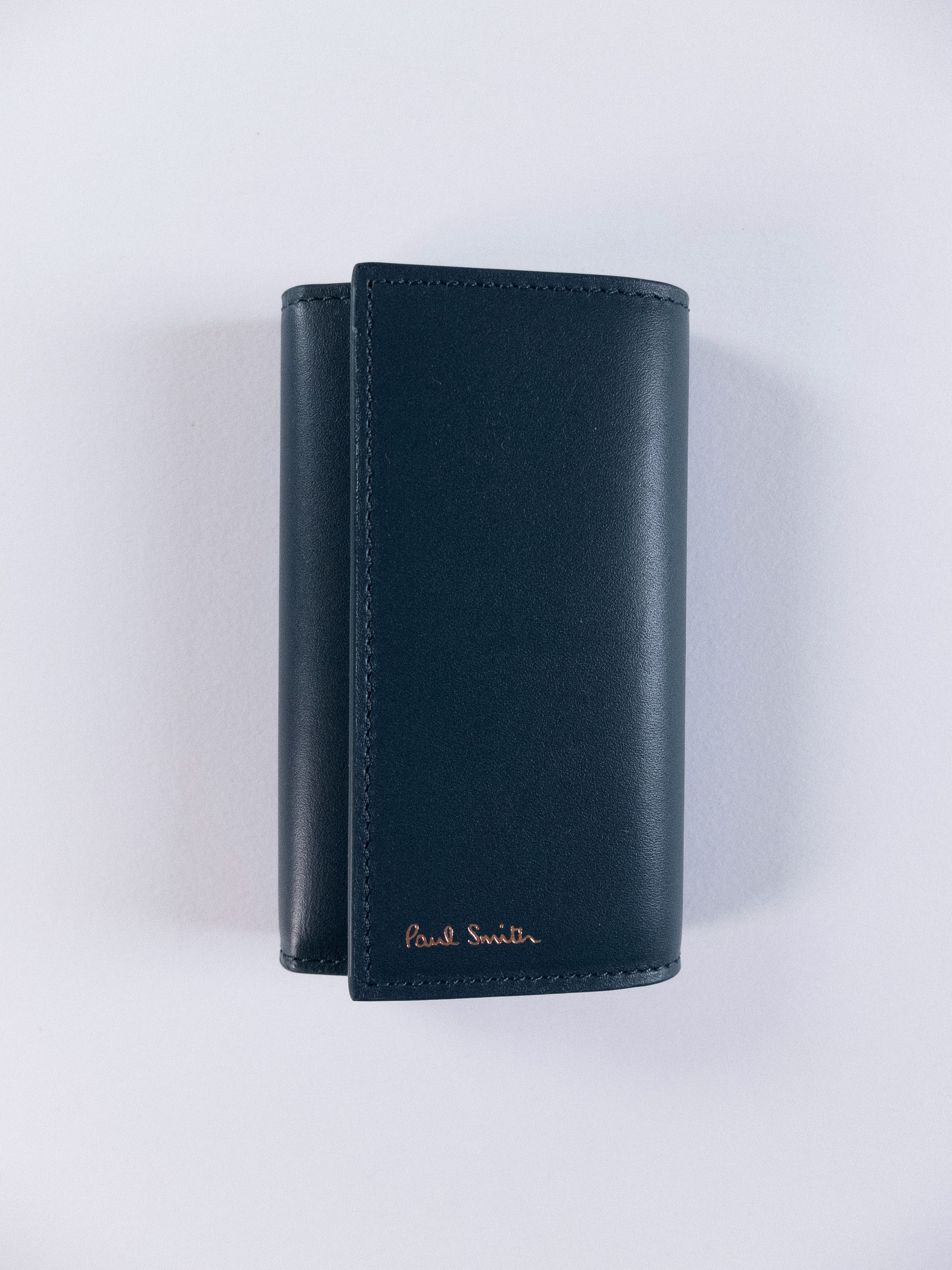 Paul Smith PAUL SMITH green leather key holder with stripe interior Size ONE SIZE - 1 Thumbnail