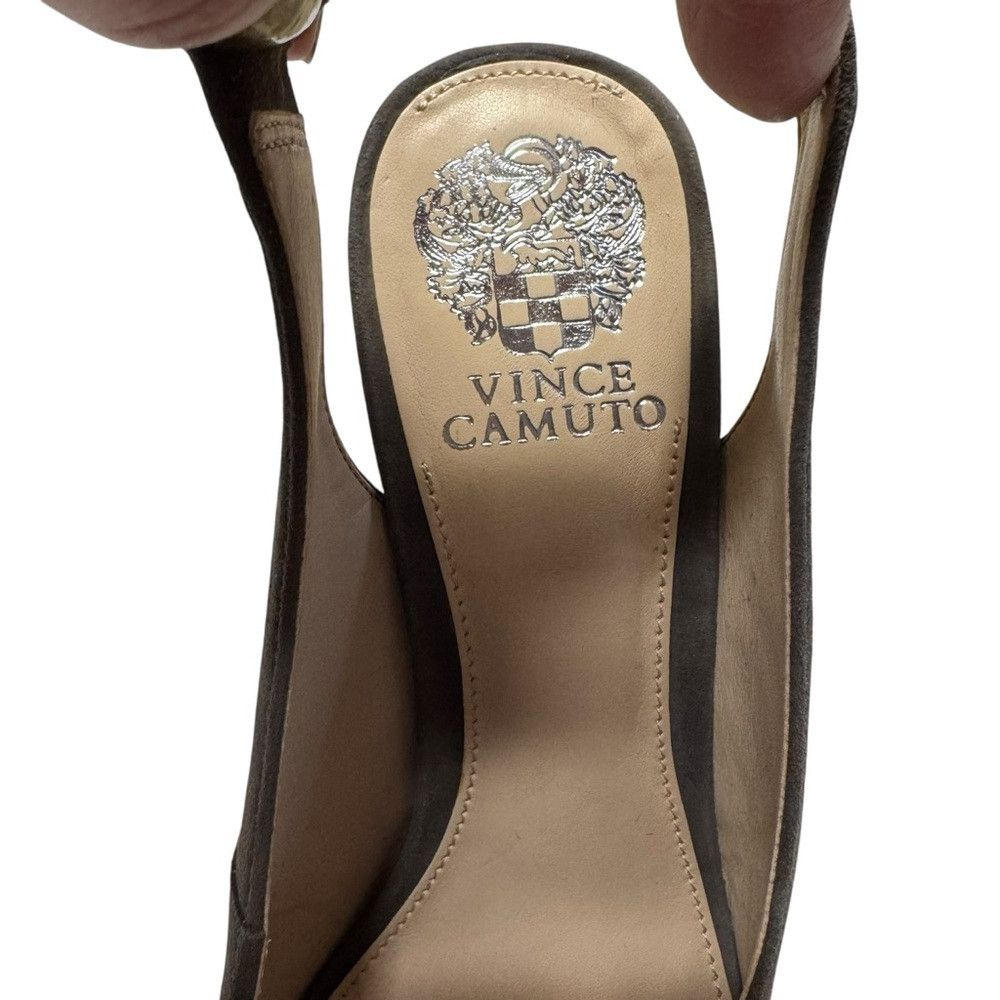 Vince Camuto New VINCE CAMUTO Tashinta Pointed-Toe Block High-Heel Suede Size US 9.5 / IT 39.5 - 5 Thumbnail