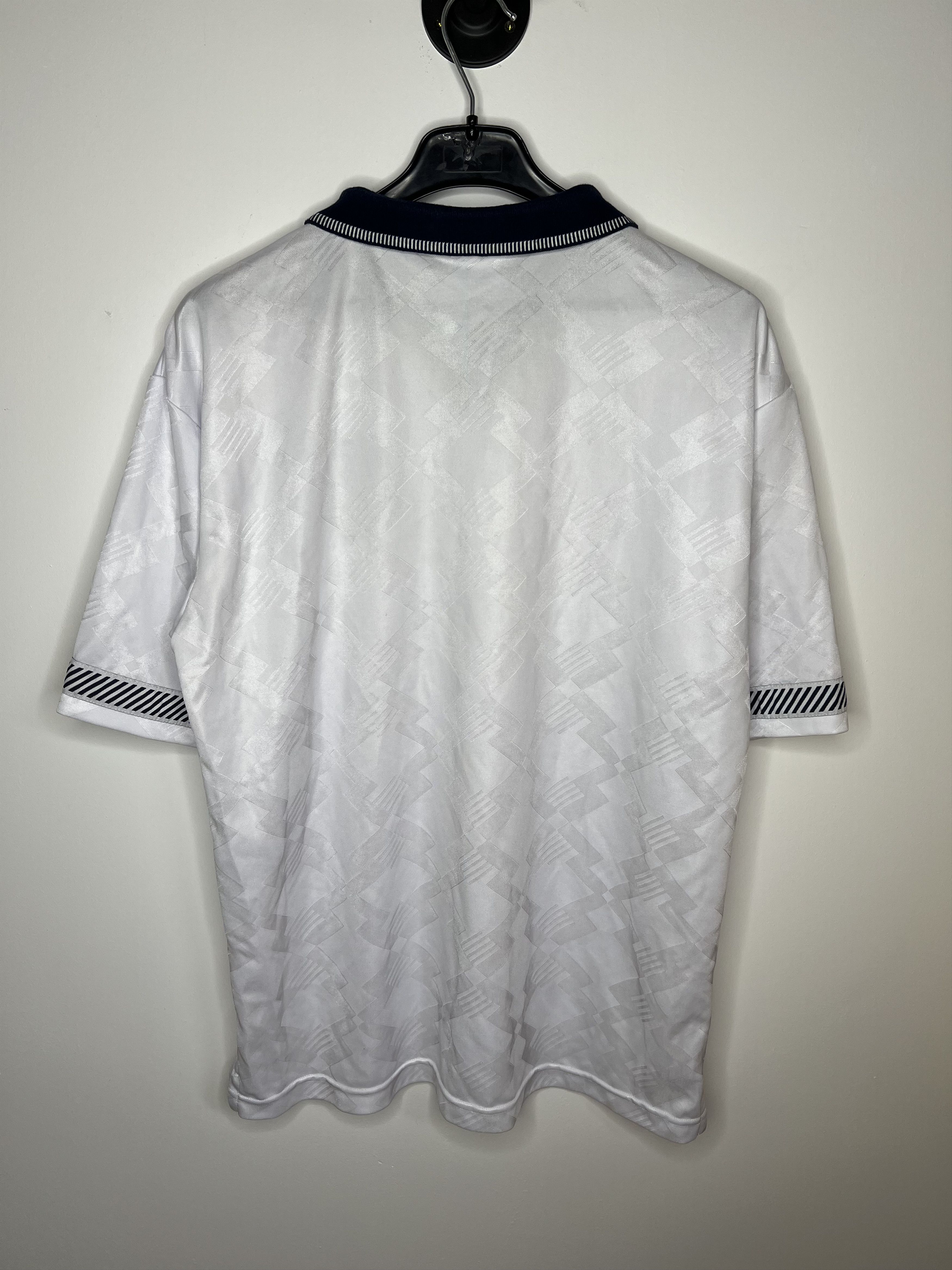 Vintage ENGLAND 1990 1992 HOME FOOTBALL SHIRT SOCCER JERSEY Size US XL / EU 56 / 4 - 2 Thumbnail