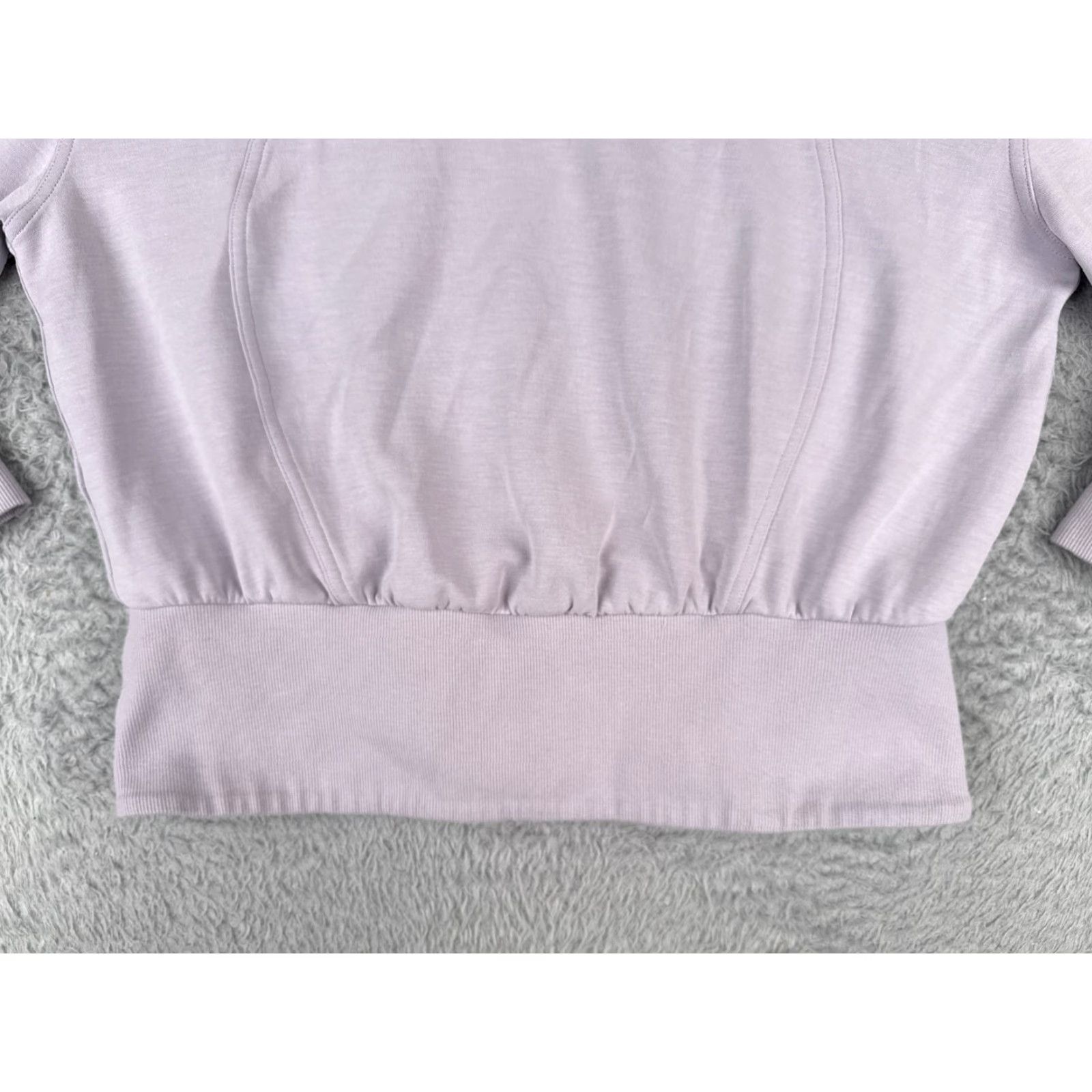 Lululemon Lululemon Sweater Womens 10 Pullover Crew Neck Long Sleeve Purple Polyester Wool Blend 90s Style Casual Seasonal Womens Size L / US 10 / IT 46 - 5 Thumbnail