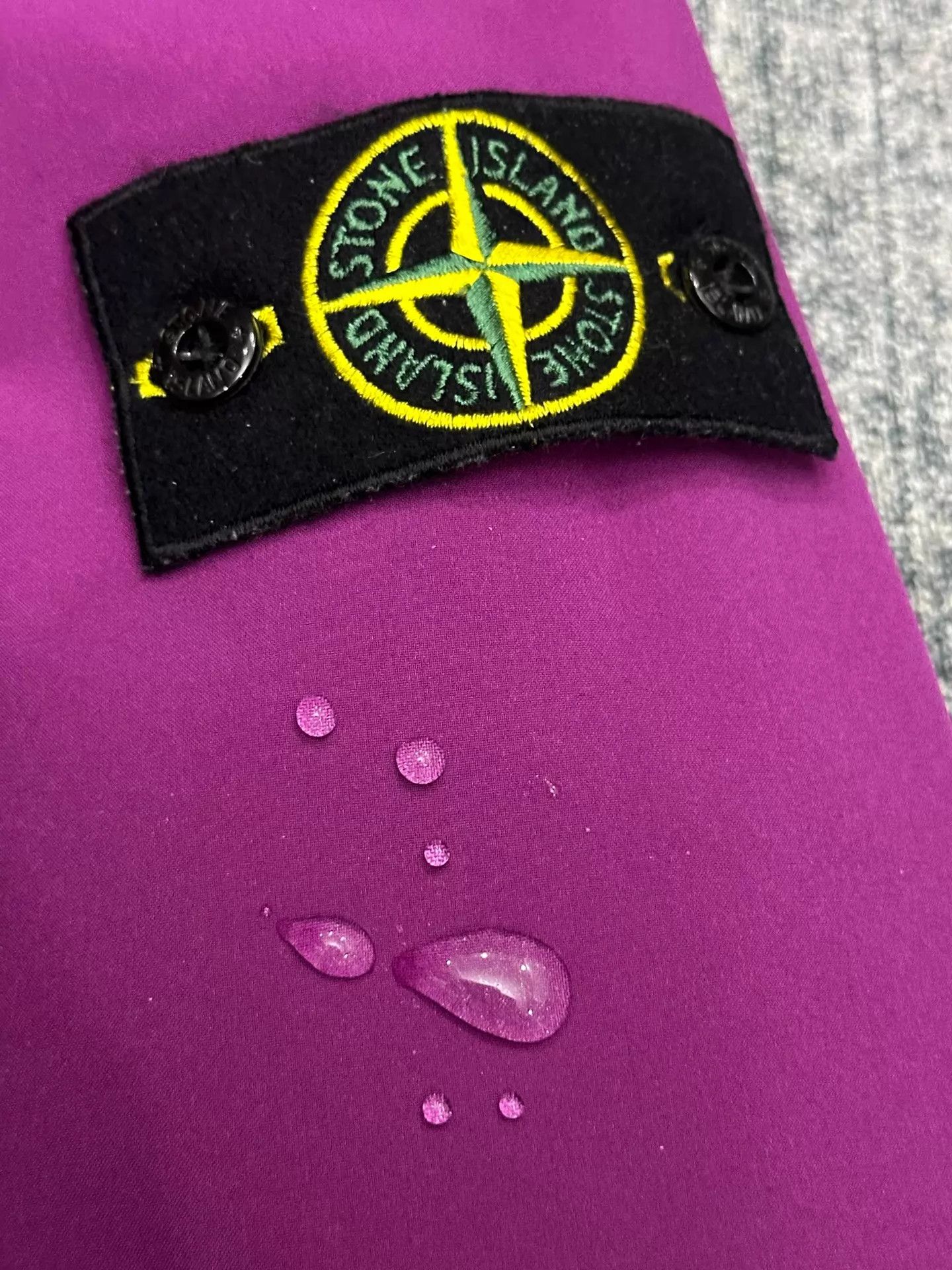 Stone Island Stone Island Soft Shell Hooded Jacket Purple Size S Size US S / EU 44-46 / 1 - 6 Thumbnail