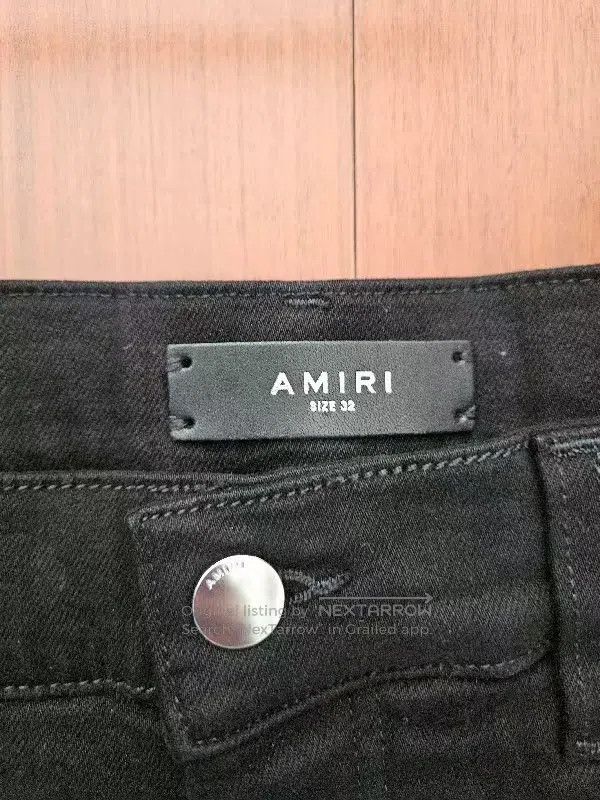 Amiri Amiri Classic Pure Black Flared Button Jeans Size 32 Size US 32 / EU 48 - 2 Thumbnail