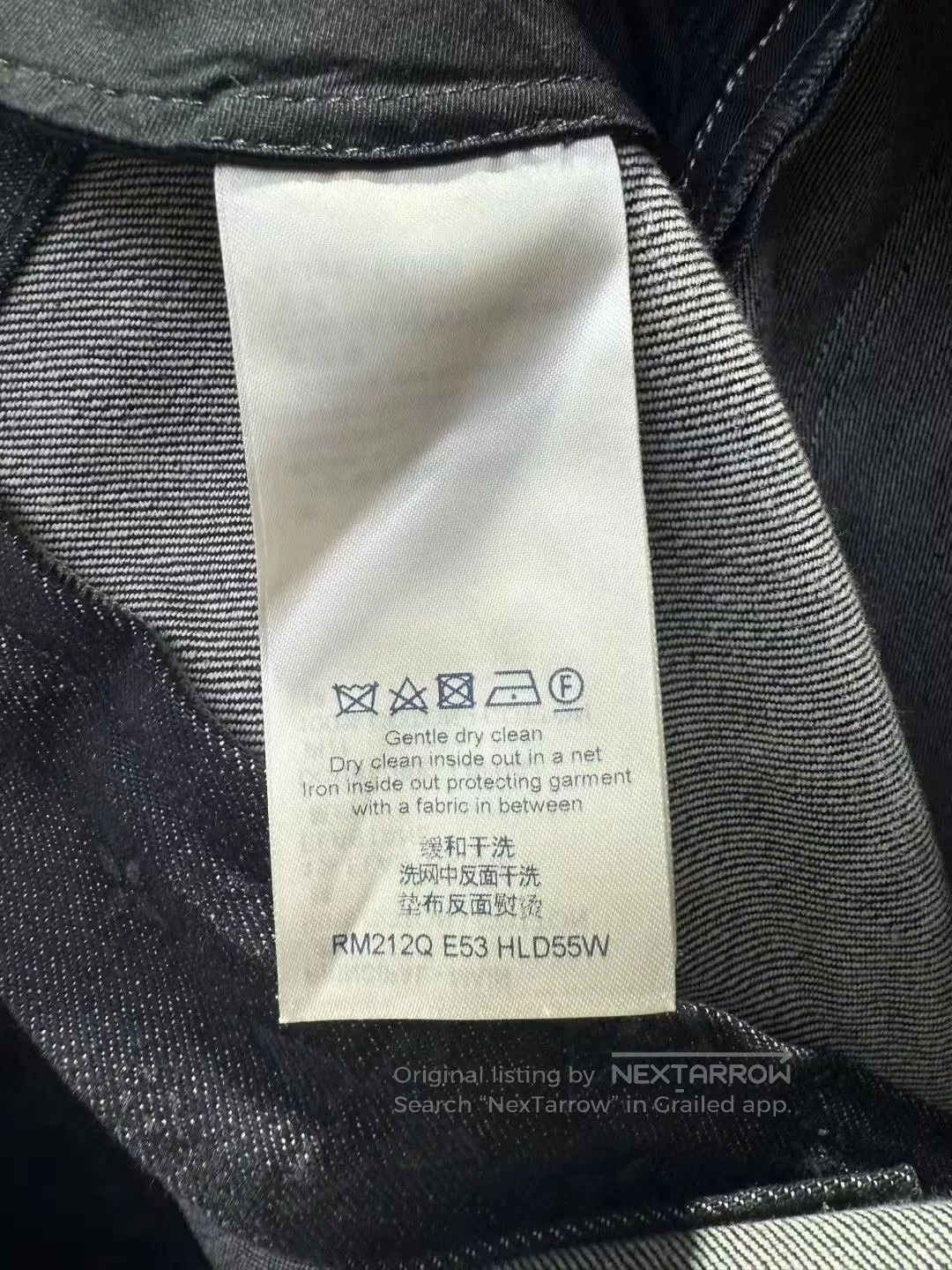 Louis Vuitton Louis Vuitton Dark Gray Subtle Logo Jeans. Size US 32 / EU 48 - 4 Thumbnail