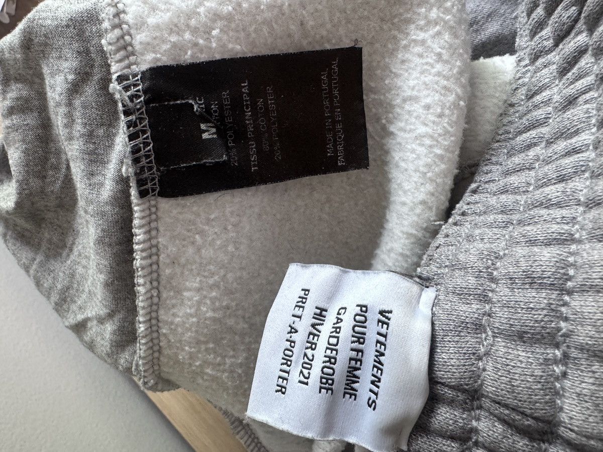 Vetements Grey Sweatpants Size 28" / US 6 / IT 42 - 5 Thumbnail
