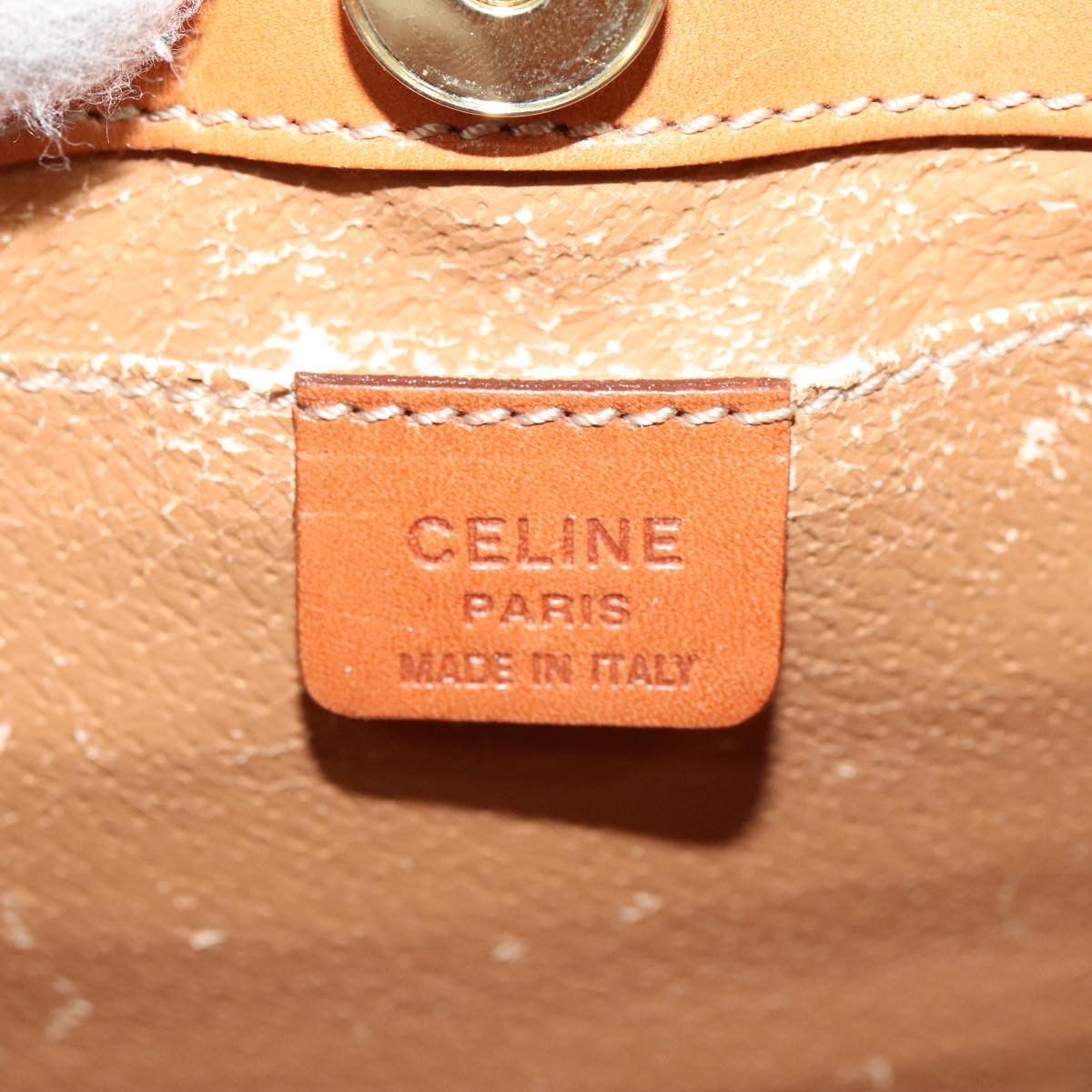 Celine CELINE Macadam Canvas Backpack Pvc Leather Brown Size ONE SIZE - 15 Thumbnail