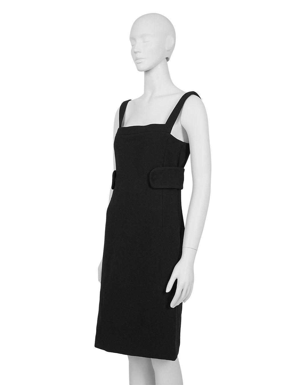 Prada Prada F/W2001 Black Wool Dress Size S / US 4 / IT 40 - 3 Thumbnail