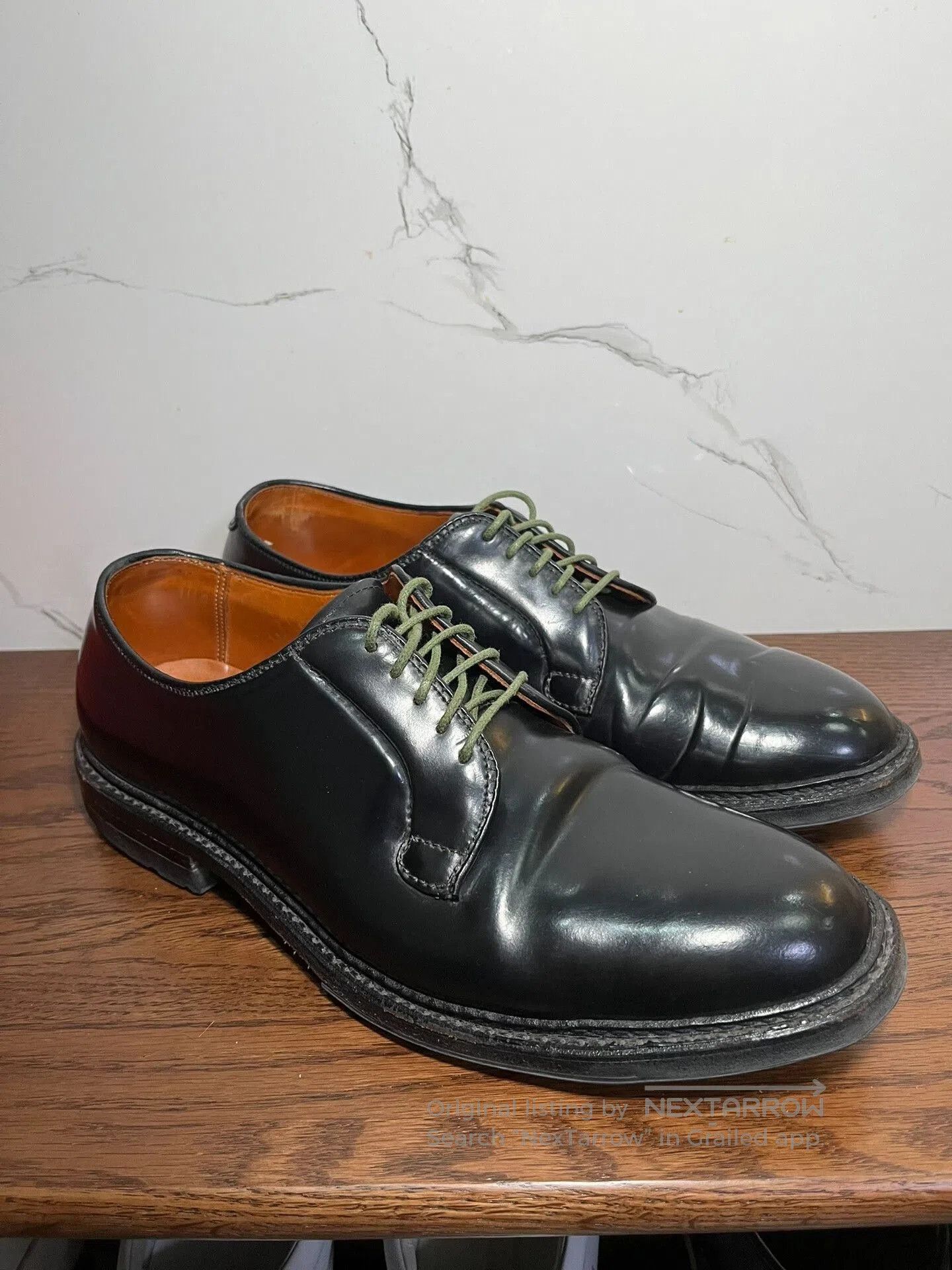 Alden 9901 Shell Cordovan Shoes.