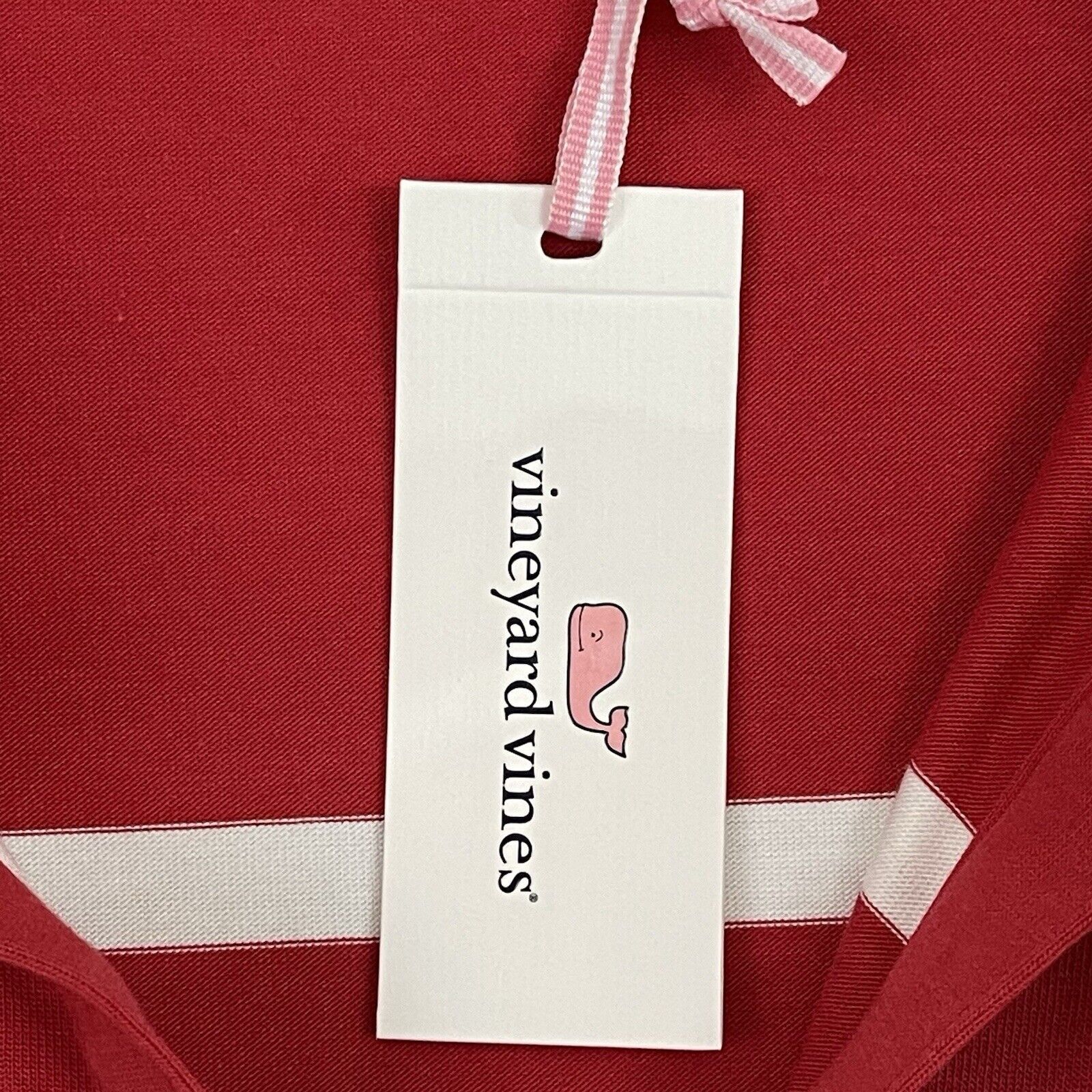 Vineyard Vines Vineyard Vines Shirt Womens XL Red Striped Casual Knit Size XL / US 12-14 / IT 48-50 - 8 Thumbnail